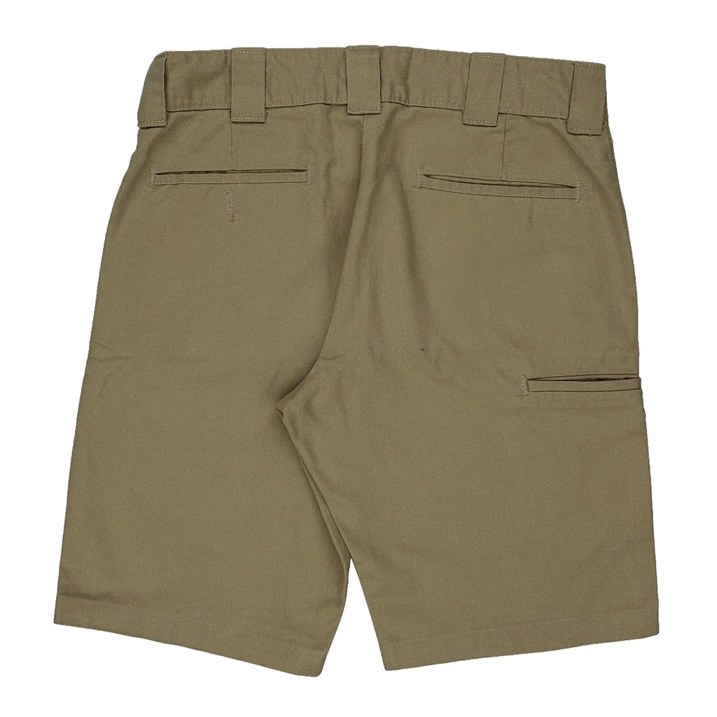 Buy Dickies Slim Fit Shorts - 32W 10L Khaki Cotton Refurbished - $28.13 Dickies Slim Fit Shorts - 32W 10L Khaki Cotton Refurbished - Thrifted (note: this is a term often used to describe second- refurbished available on Cerqular