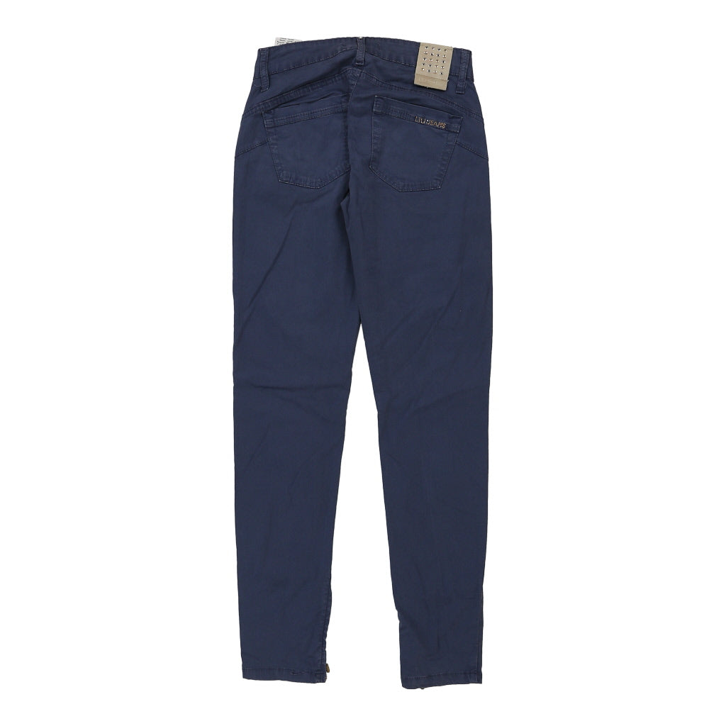 Buy Liu Jo Trousers - 28W UK 4 Blue Cotton Refurbished - $16.87 Liu Jo Trousers - 28W UK 4 Blue Cotton Refurbished - Thrifted (note: this is a term often used to describe second- refurbished available on Cerqular