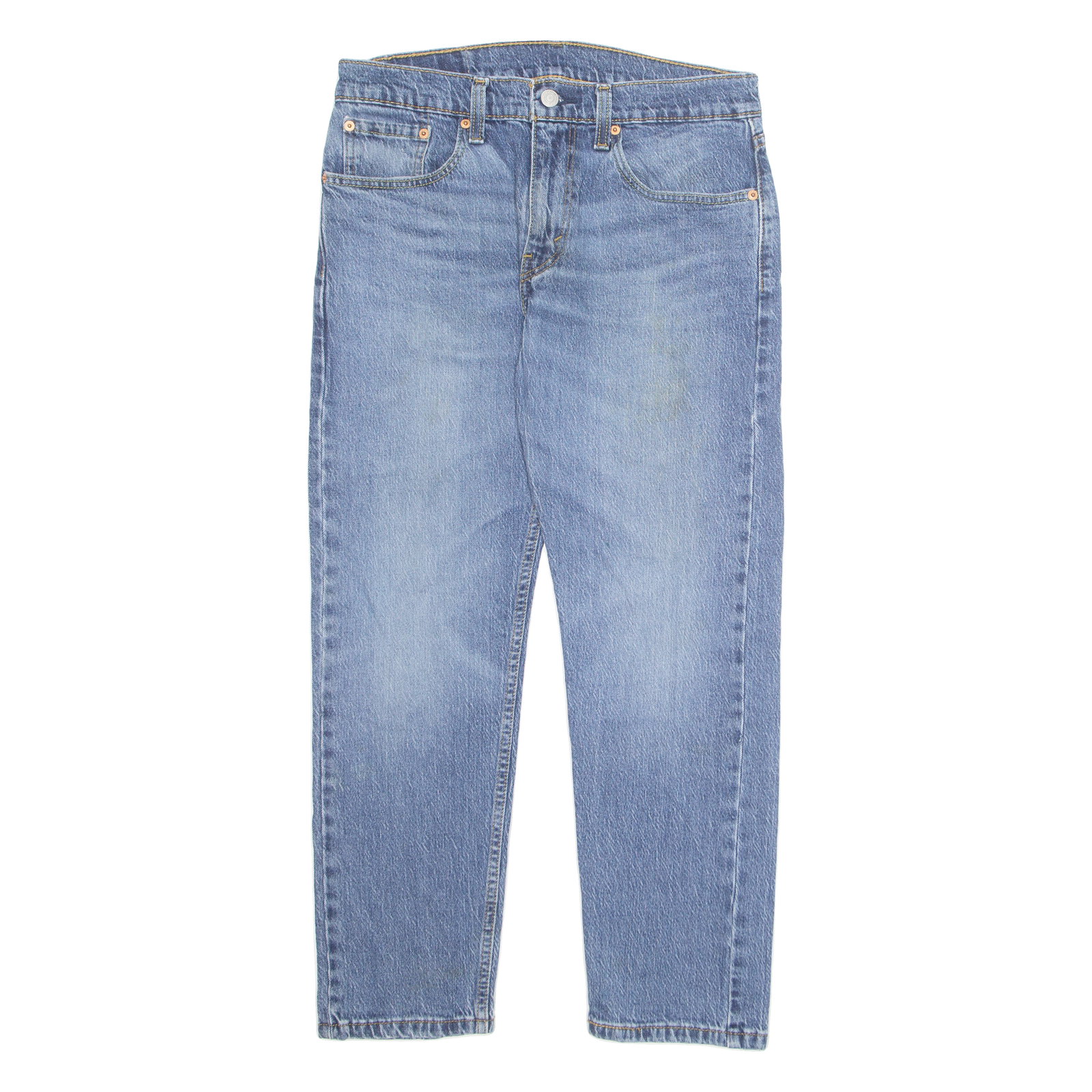 LEVI'S 502 Jeans Big E Mens Blue Regular Tapered Stone Wash W32 L26 Refurbished - N/A refurbished available on Cerqular