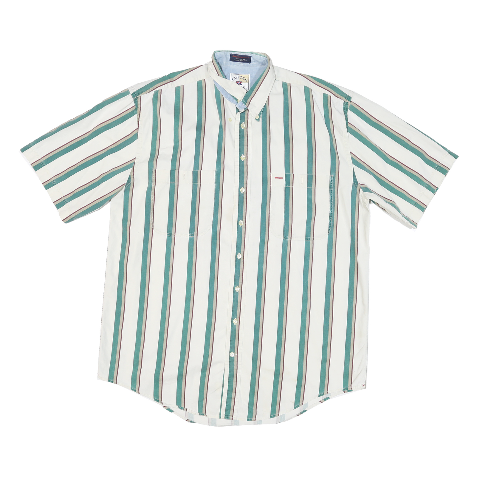 Buy CUTTLE & BUCK Mens White & Green Stripe Button Down Shirt L Casual Cotton Blend Refurbished - $16.89 CUTTLE & BUCK Mens White & Green Stripe Button Down Shirt L Casual Cotton Blend Refurbished - N/A refurbished available on Cerqular