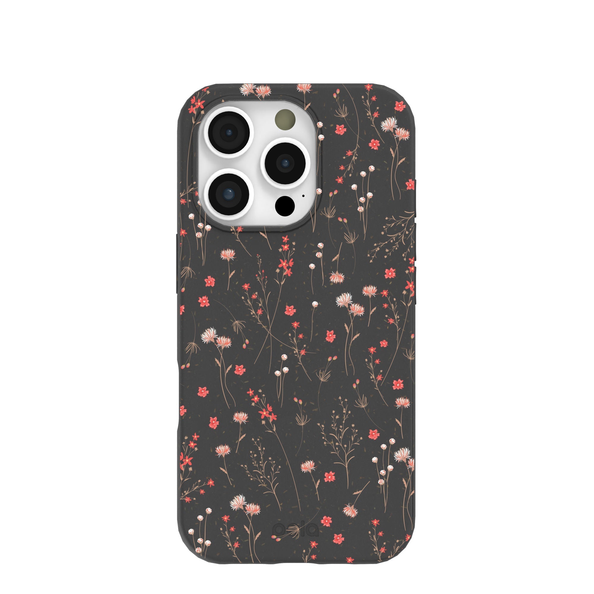 Black Night Garden iPhone 16 Pro Case Refurbished - Pela Case refurbished available on Cerqular