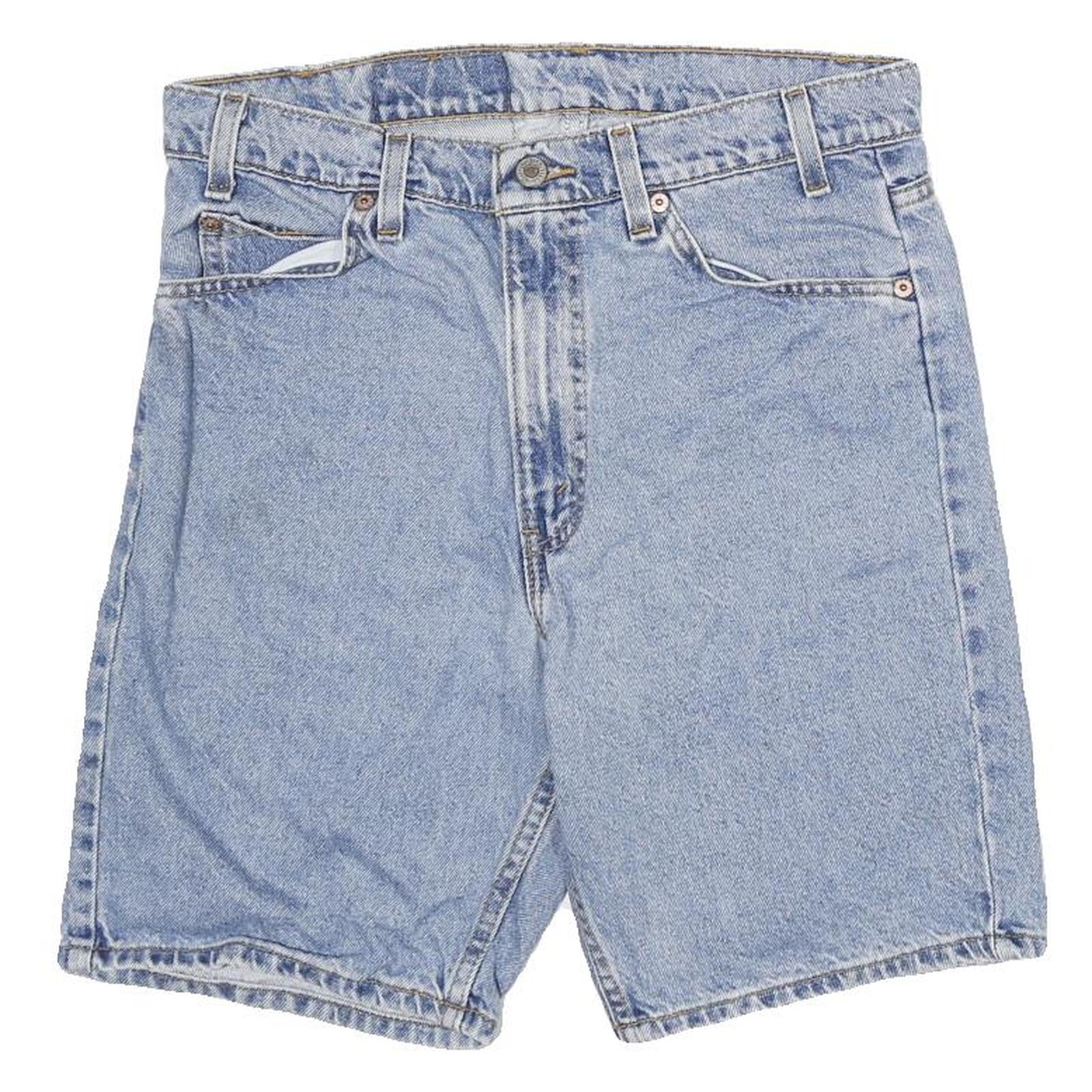 LEVI'S Mens Shorts Blue Casual Denim L W32 Classic Cotton Blend 505 Refurbished - N/A refurbished available on Cerqular