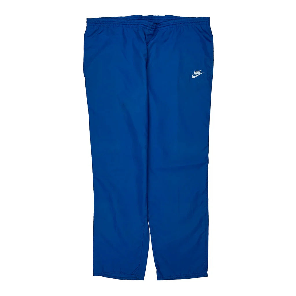 Nike Tracksuit - Large Blue Polyester Refurbished - Thrifted (note: this is a term often used to describe second- refurbished available on Cerqular