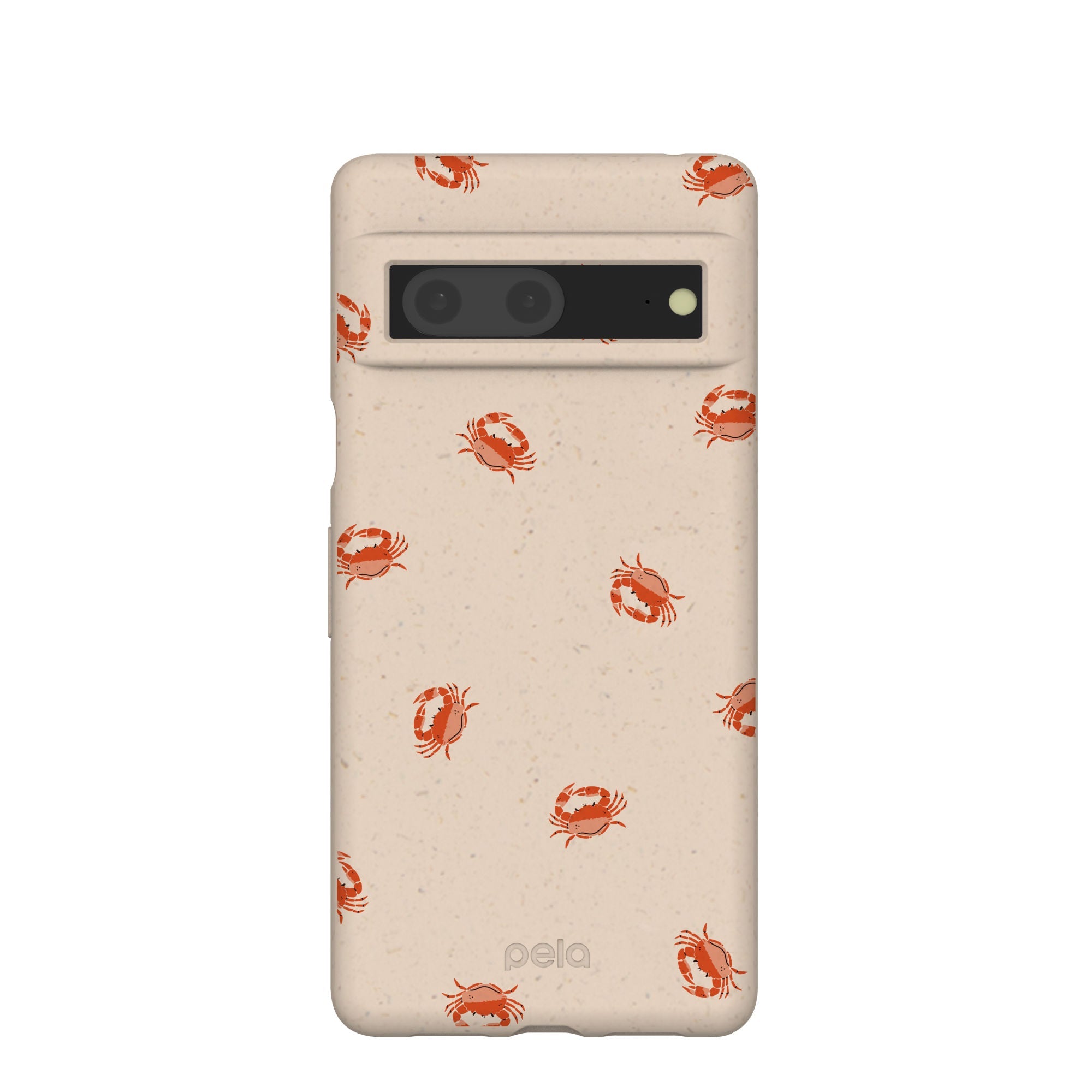 Seashell Lil Crabby Google Pixel 7 Case Refurbished - Pela Case refurbished available on Cerqular
