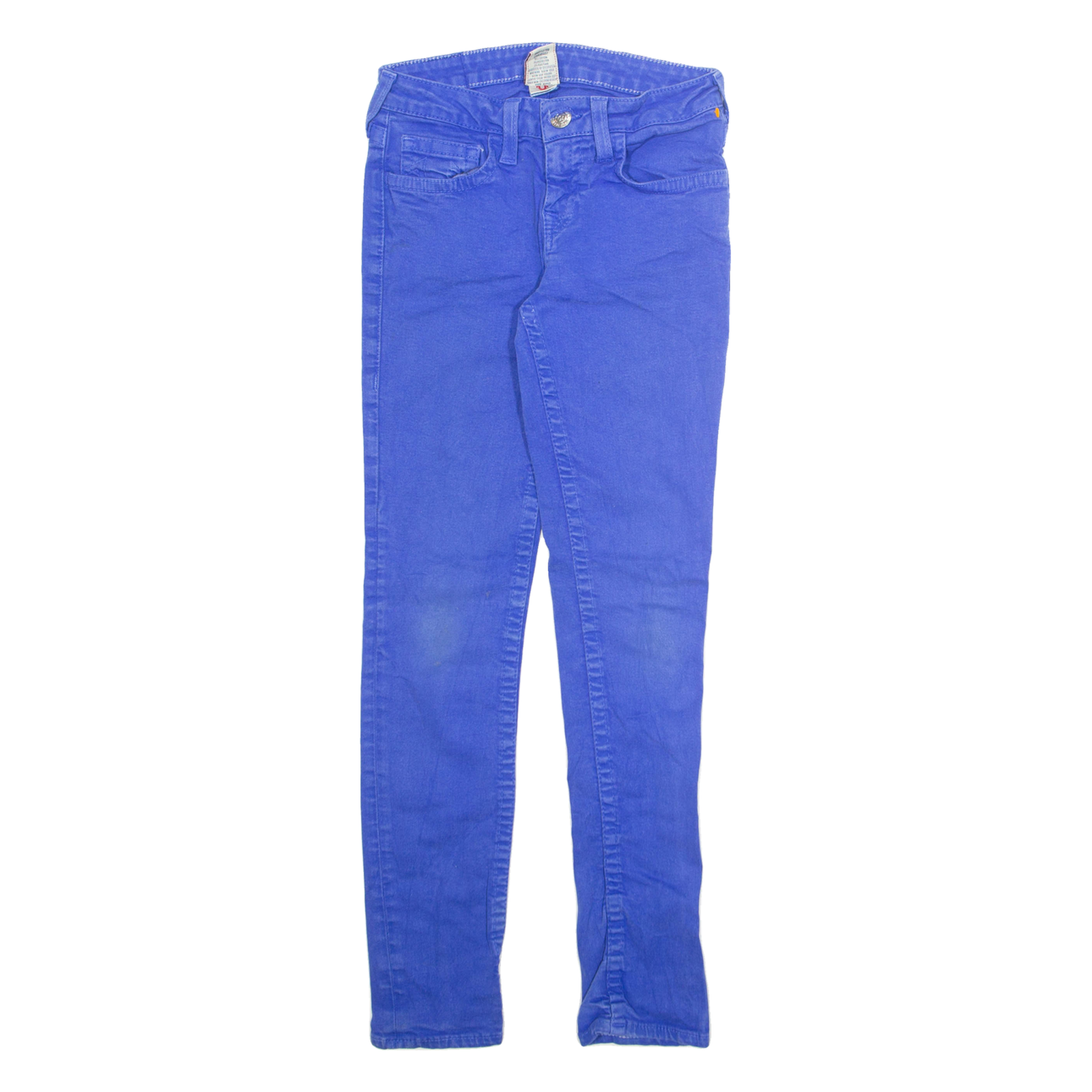 TRUE RELIGION Womens Jeans Blue Slim Skinny W24 L28 Refurbished - N/A refurbished available on Cerqular
