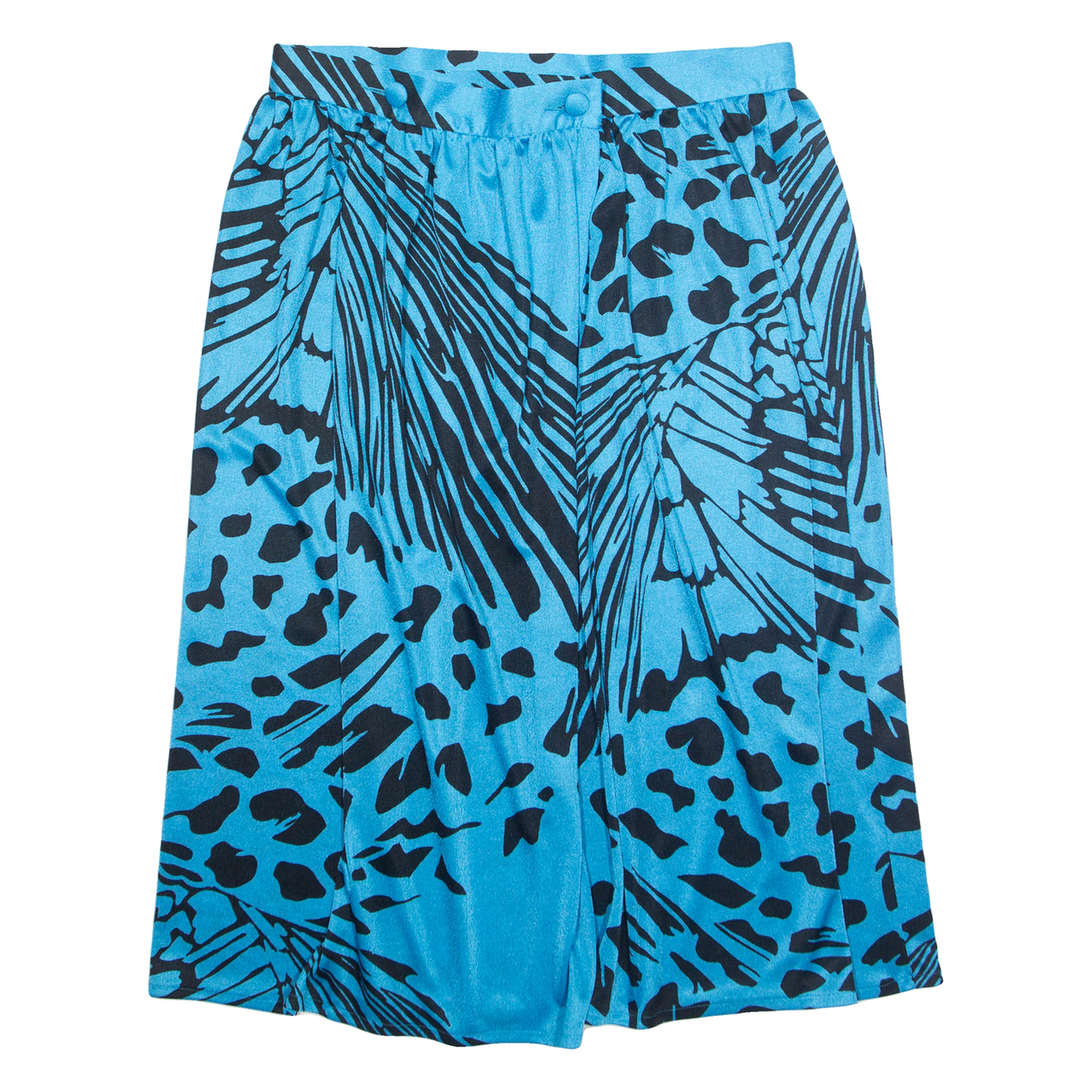ARI Womens Wrap Skirt Blue Knee Length Crazy Pattern UK 18 Refurbished - N/A refurbished available on Cerqular