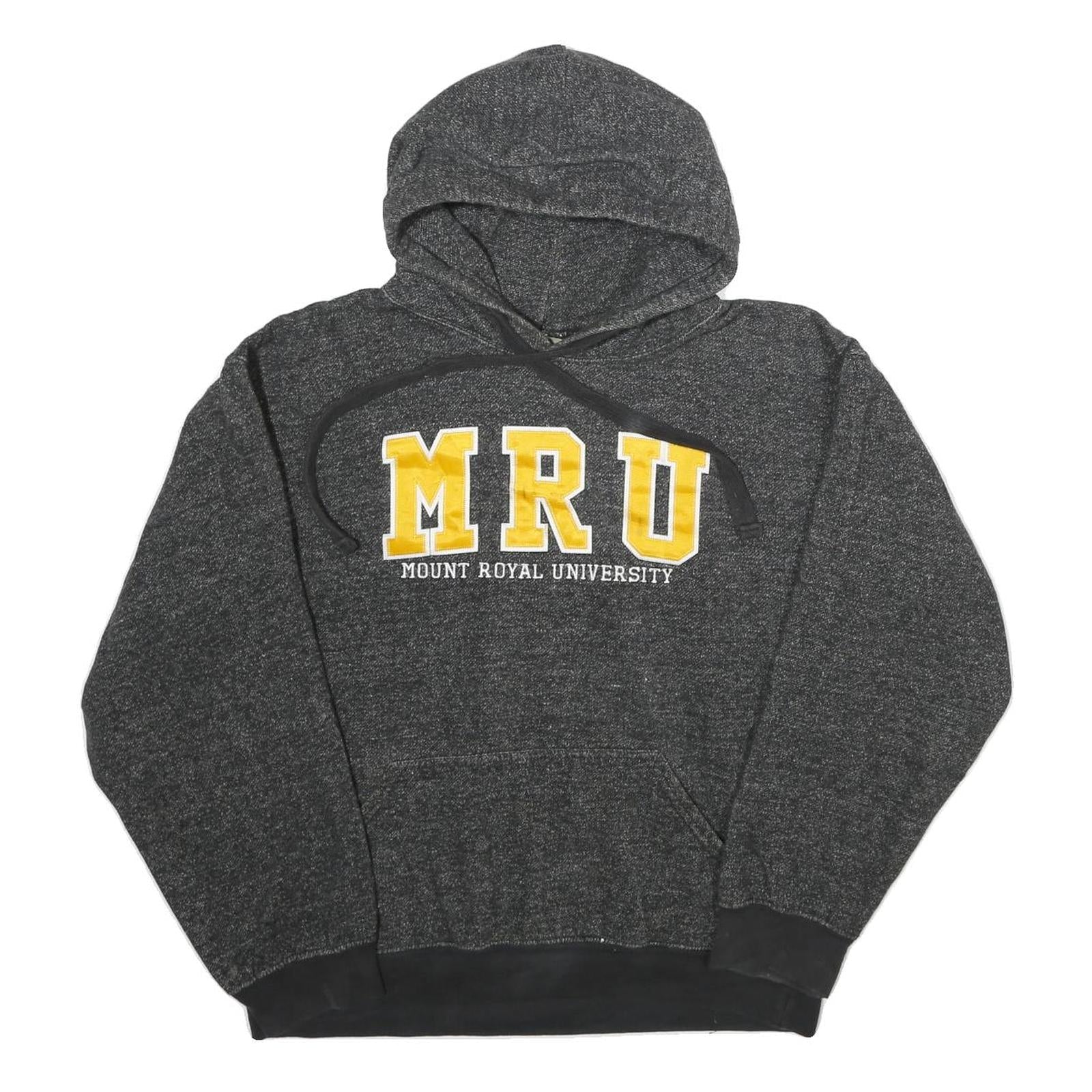 JPT CLASSICS Mens Grey Hoodie MRU Mount Royal University M Cotton Blend Refurbished - N/A refurbished available on Cerqular