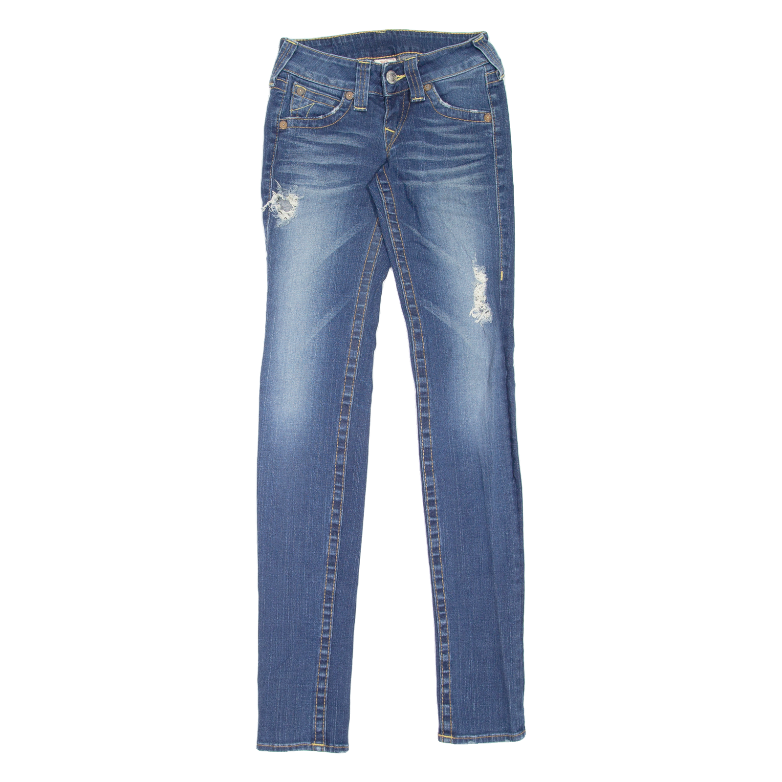 Buy TRUE RELIGION Stella Distressed Womens Jeans Blue Slim Skinny W24 L34 Refurbished - $74.09 TRUE RELIGION Stella Distressed Womens Jeans Blue Slim Skinny W24 L34 Refurbished - N/A refurbished available on Cerqular