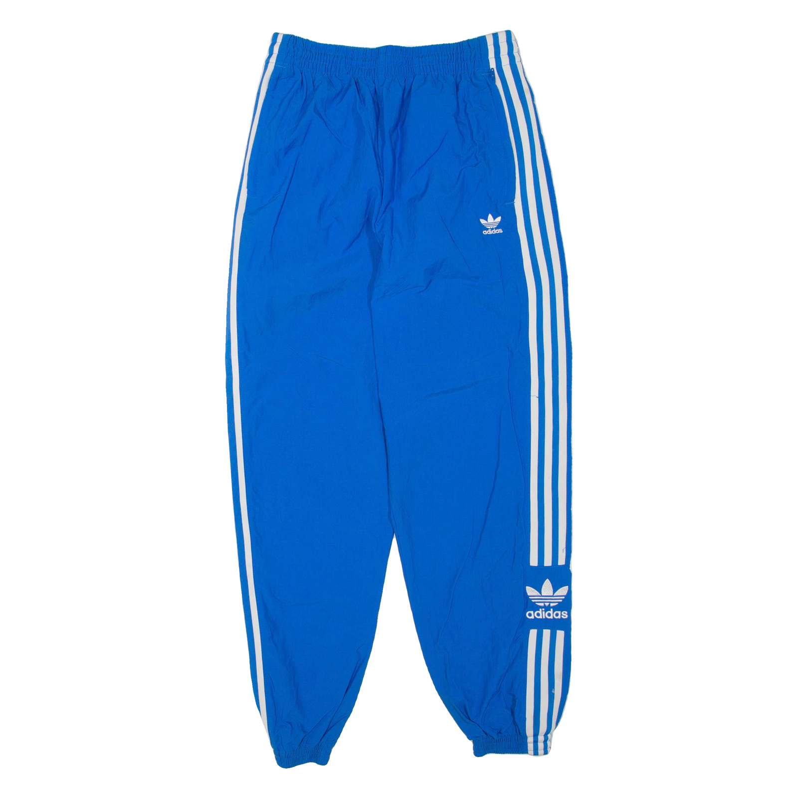 ADIDAS Womens Joggers Blue Tapered UK 10 W26 L28 Refurbished - N/A refurbished available on Cerqular