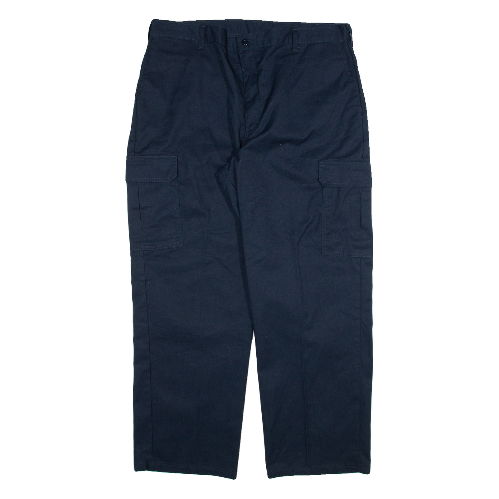 DICKIES Cargo Mens Trousers Blue Regular Straight W38 L30 Refurbished - N/A refurbished available on Cerqular