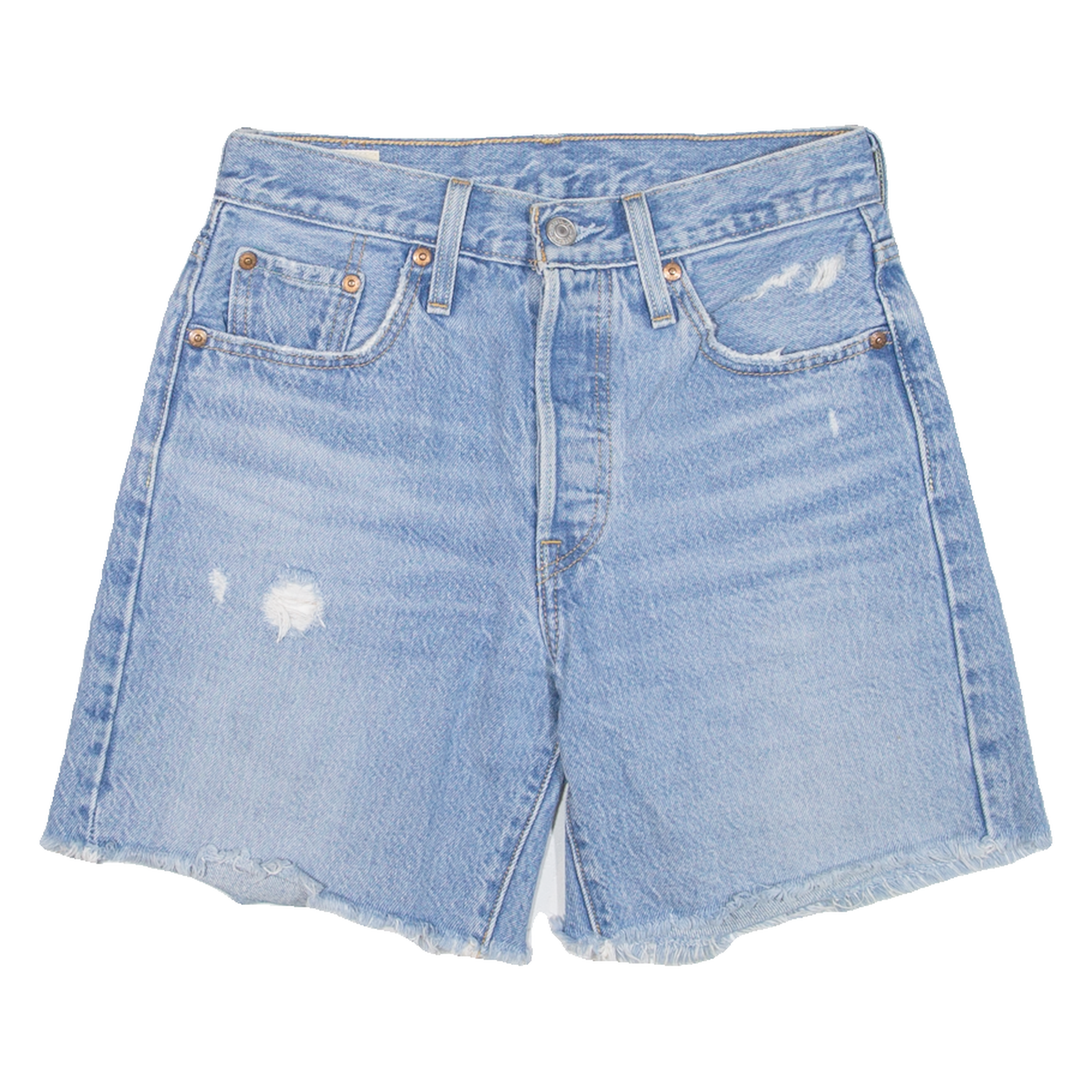LEVI'S 501 BIG E Womens Jorts Shorts Blue XS W25 Refurbished - N/A refurbished available on Cerqular