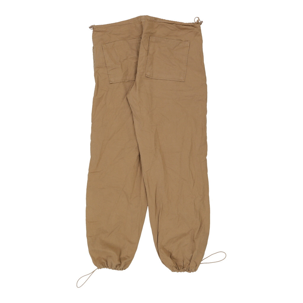 Unbranded Trousers - Large Beige Cotton Refurbished - Thrifted (note: this is a term often used to describe second- refurbished available on Cerqular