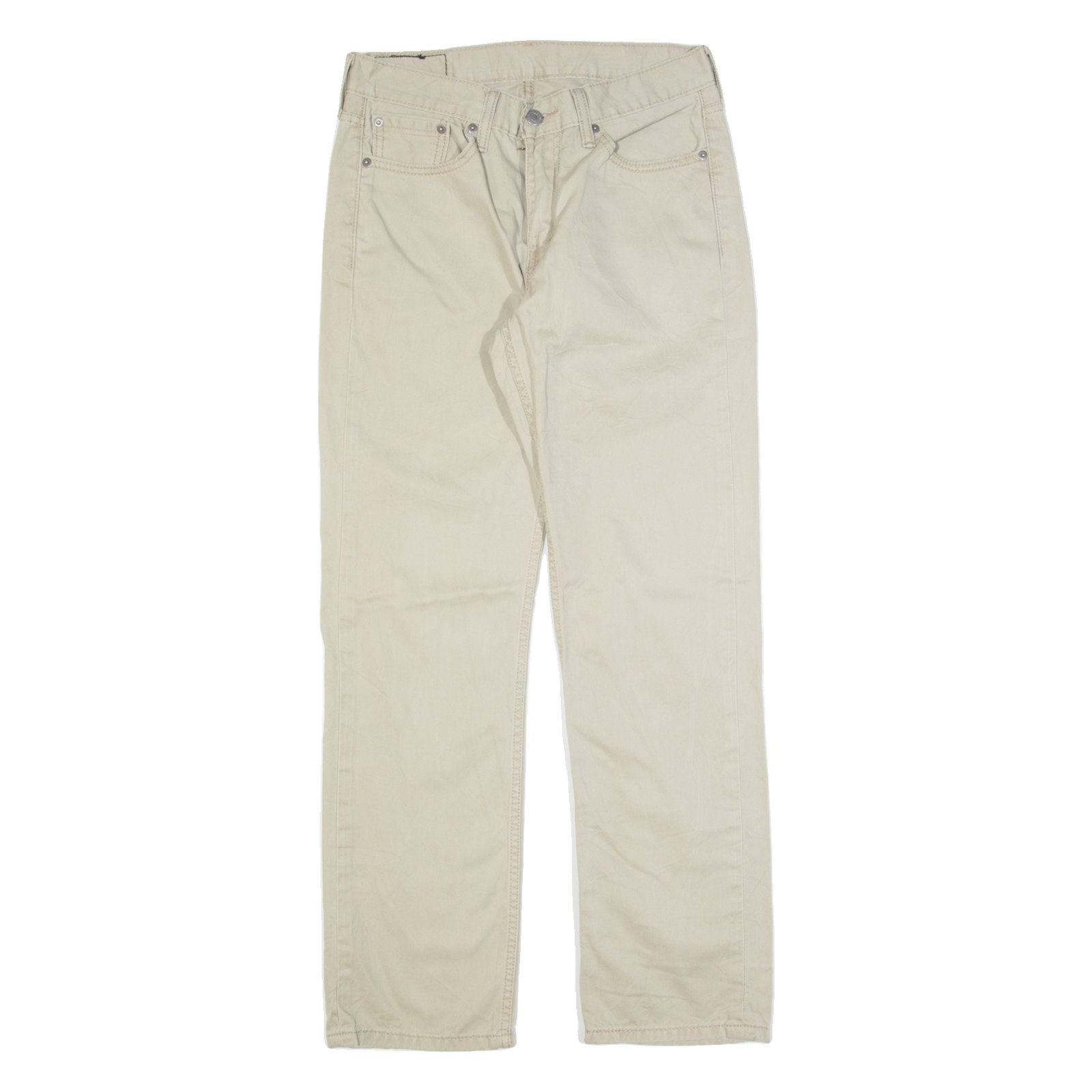 LEVI'S 514 Mens Trousers Beige Regular Straight W29 L30 Refurbished - N/A refurbished available on Cerqular
