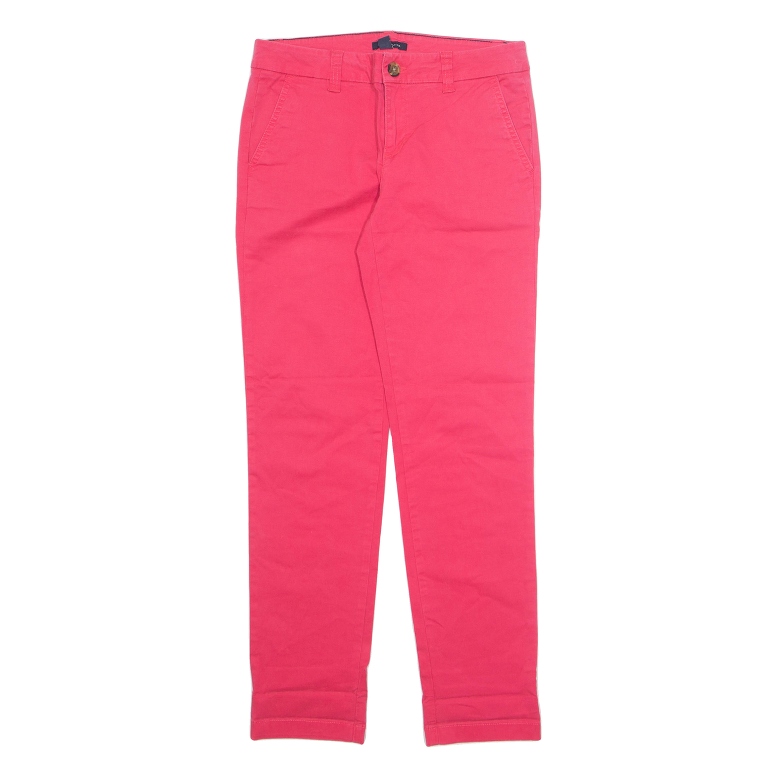TOMMY HILFIGER Chino Womens Trousers Pink Regular Tapered W30 L30 Refurbished - N/A refurbished available on Cerqular