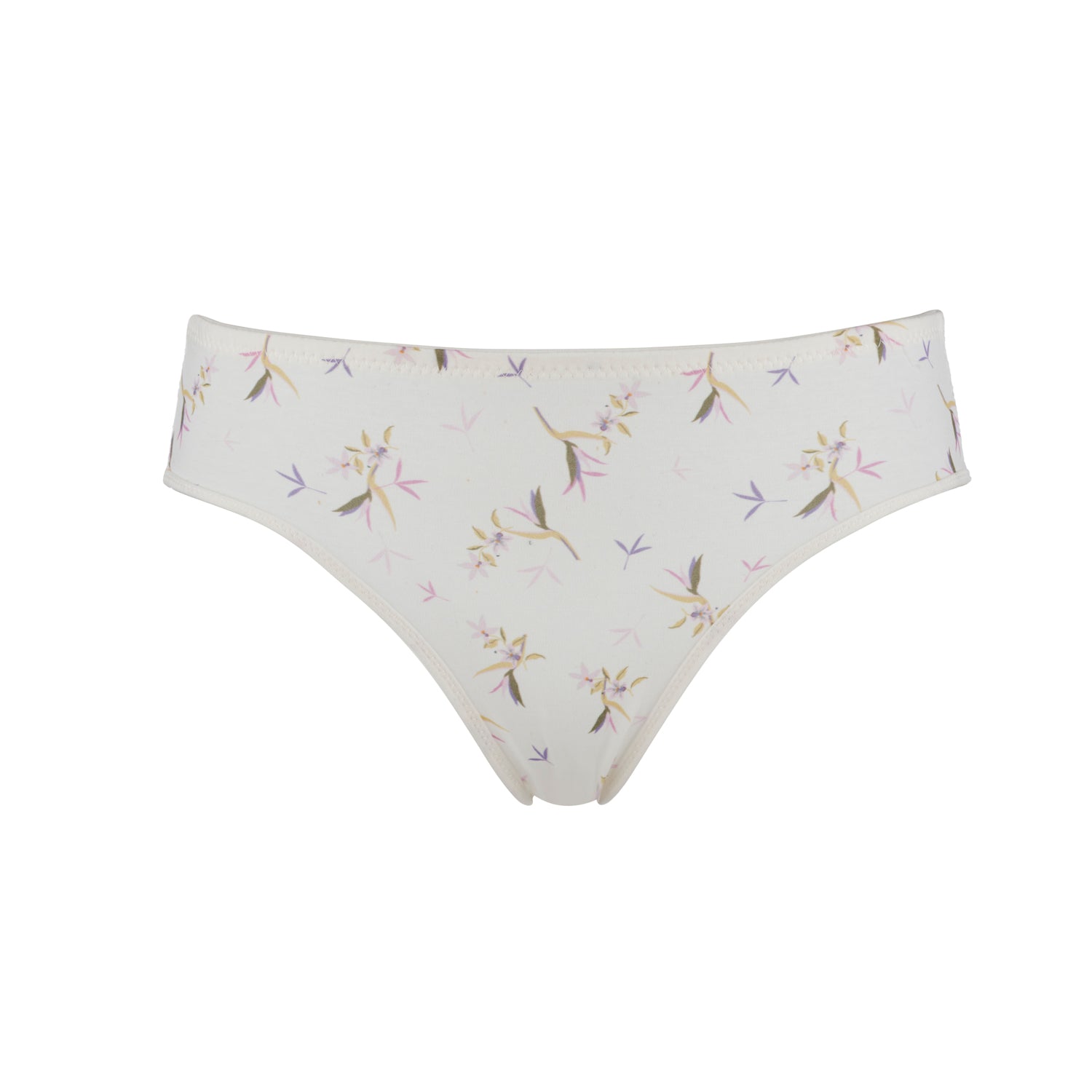 Ditsy Floral - Silk & Organic Cotton Brief | Size: 18 Refurbished - Julie May Lingerie refurbished available on Cerqular