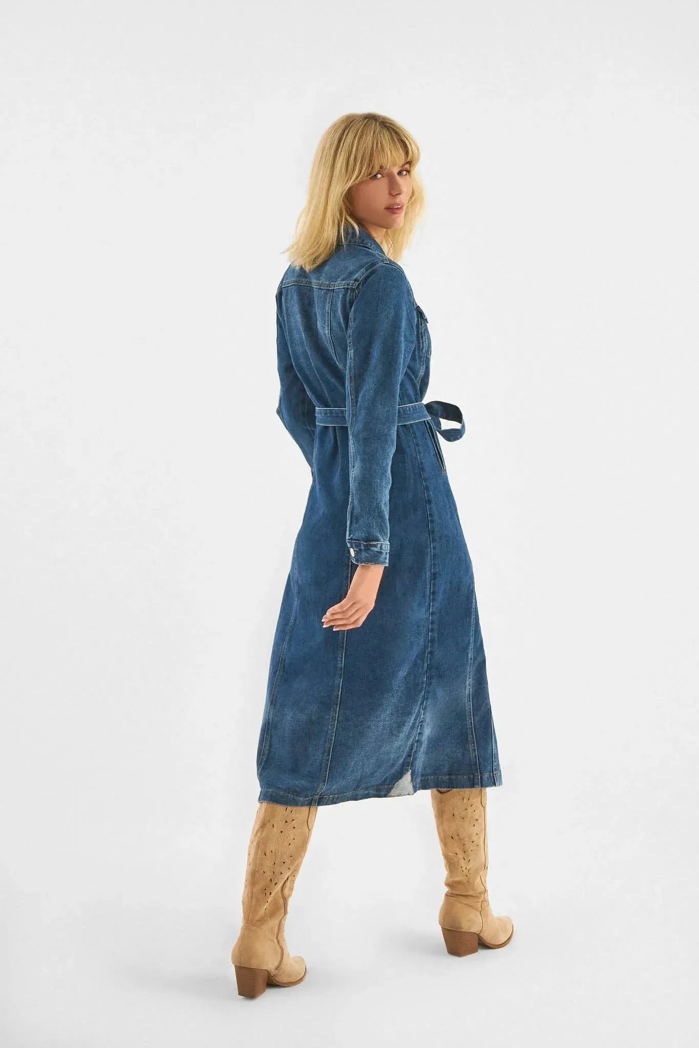 Vestido Midi/Chaqueta Gala | Size: XS Refurbished - N/A (Note: It's possible that "Bluyins" refurbished available on Cerqular