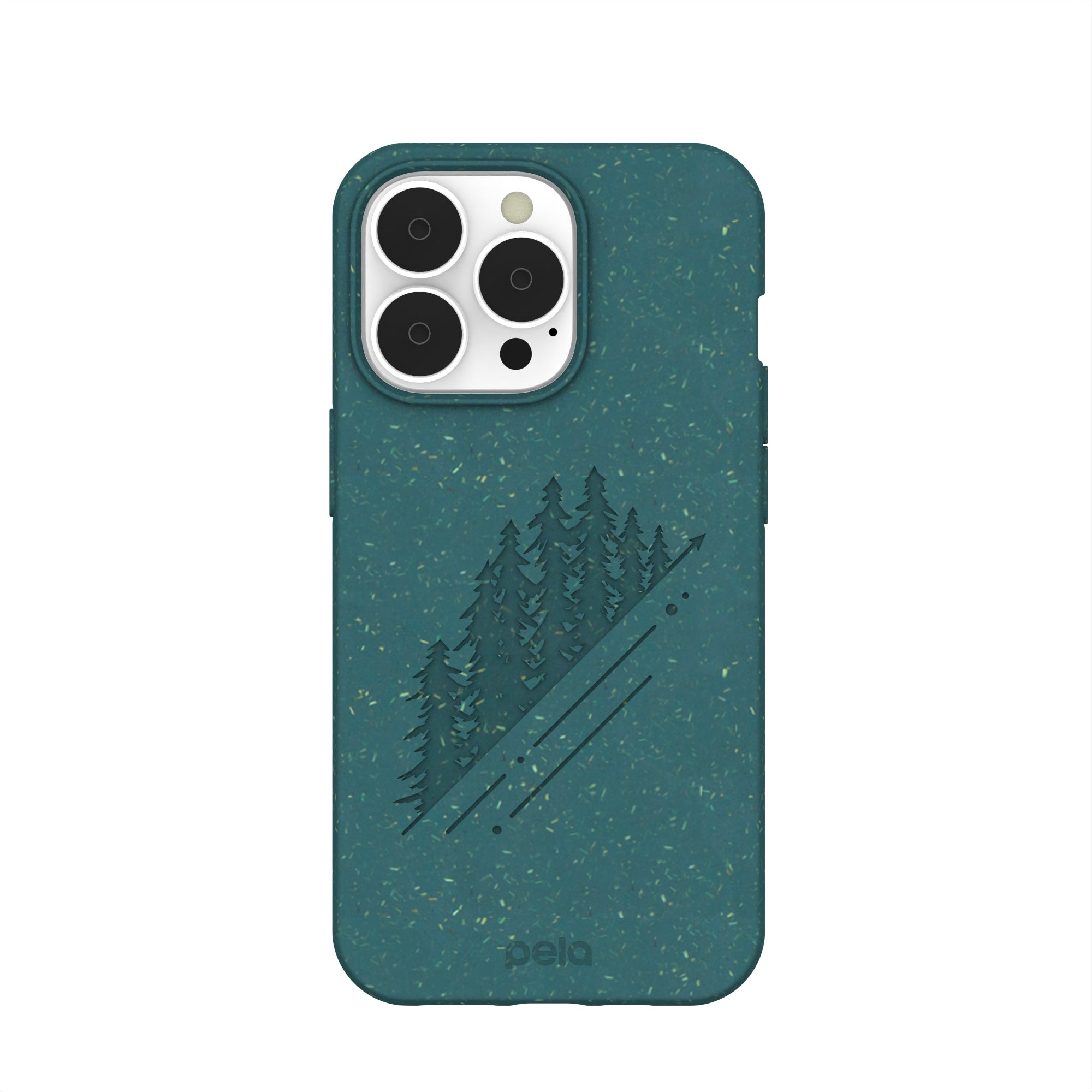 Green Summit iPhone 13 Pro Case Refurbished - Pela Case refurbished available on Cerqular