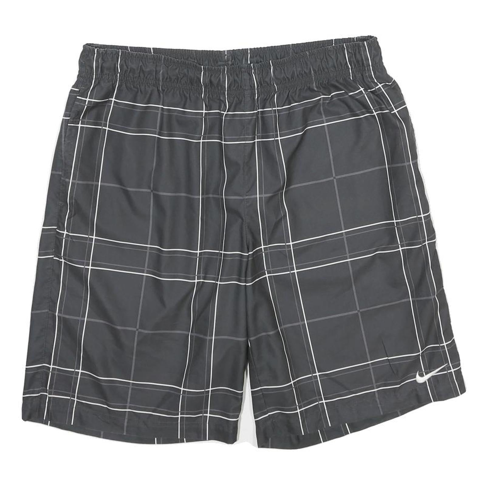 Buy NIKE Mens Black Casual Check Shorts L W32 Lightweight Comfortable Refurbished - $25.99 NIKE Mens Black Casual Check Shorts L W32 Lightweight Comfortable Refurbished - N/A refurbished available on Cerqular