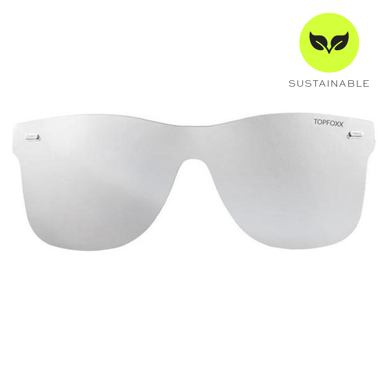 Sustainable Future Wife - Silver Square Wayfarer Sunglasses | Color: Silver | Size: OS Refurbished - N/A refurbished available on Cerqular