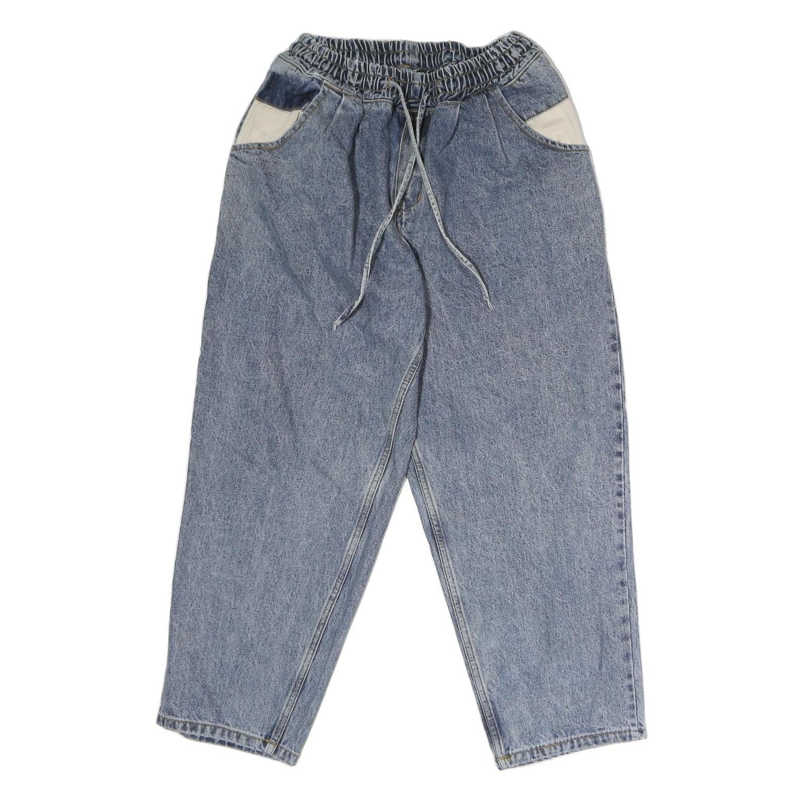 Buy MM Womens Blue Relaxed Jeans Denim Light W26 L27 Elastic Waist Drawstring Refurbished - $23.39 MM Womens Blue Relaxed Jeans Denim Light W26 L27 Elastic Waist Drawstring Refurbished - N/A refurbished available on Cerqular