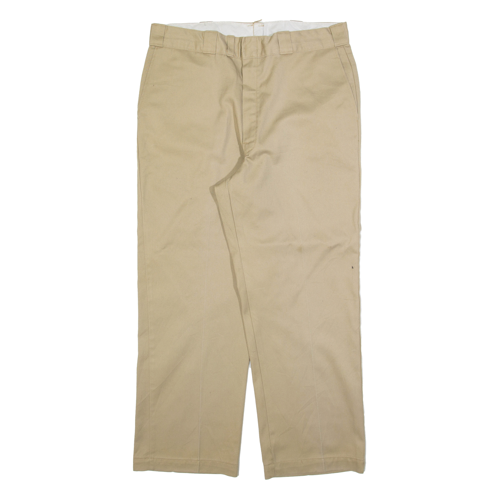 DICKIES Mens Trousers Beige Regular Straight W34 L26 Refurbished - N/A refurbished available on Cerqular
