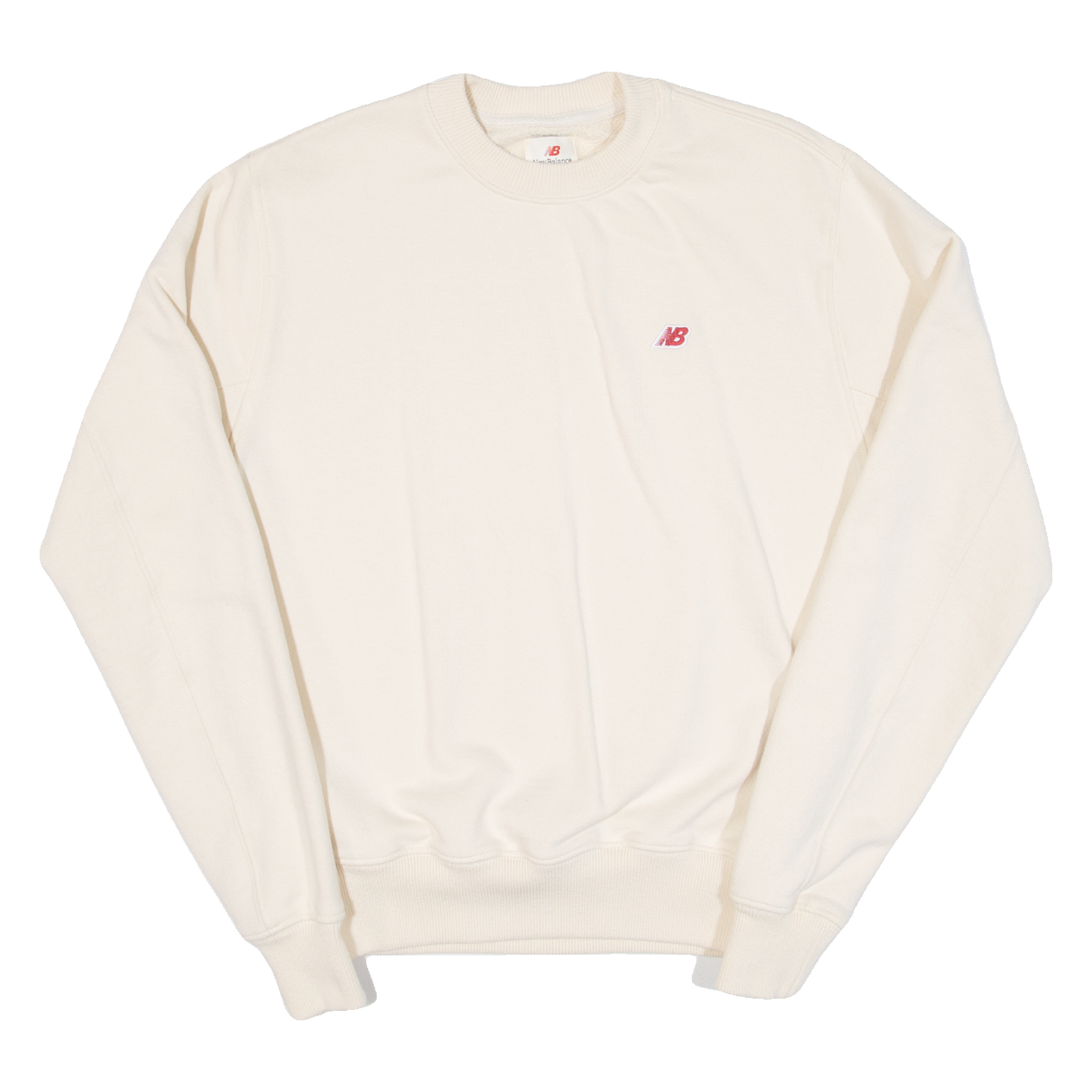 NEW BALANCE Womens Sweatshirt Beige XS Refurbished - N/A refurbished available on Cerqular