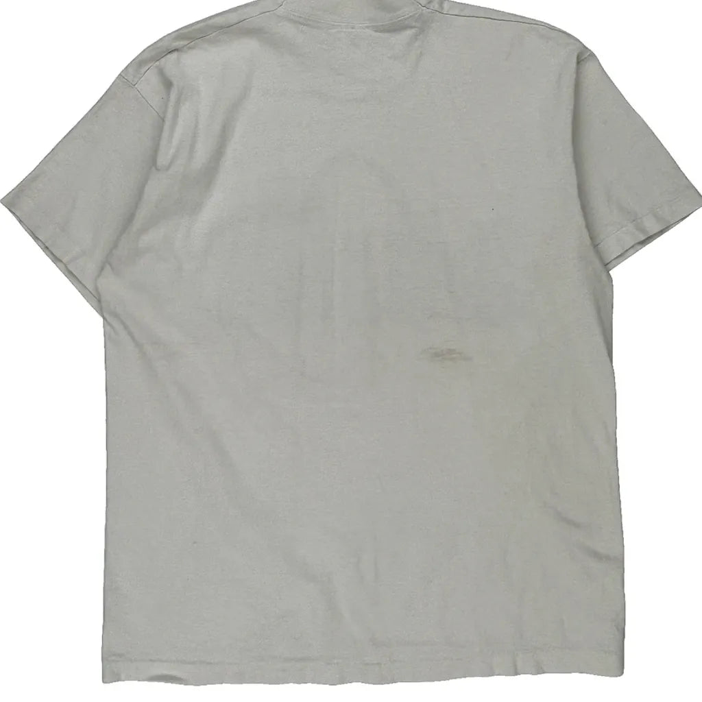 Fruit Of The Loom Graphic T-Shirt - XL White Cotton Refurbished - Thrifted (note: this is a term often used to describe second- refurbished available on Cerqular