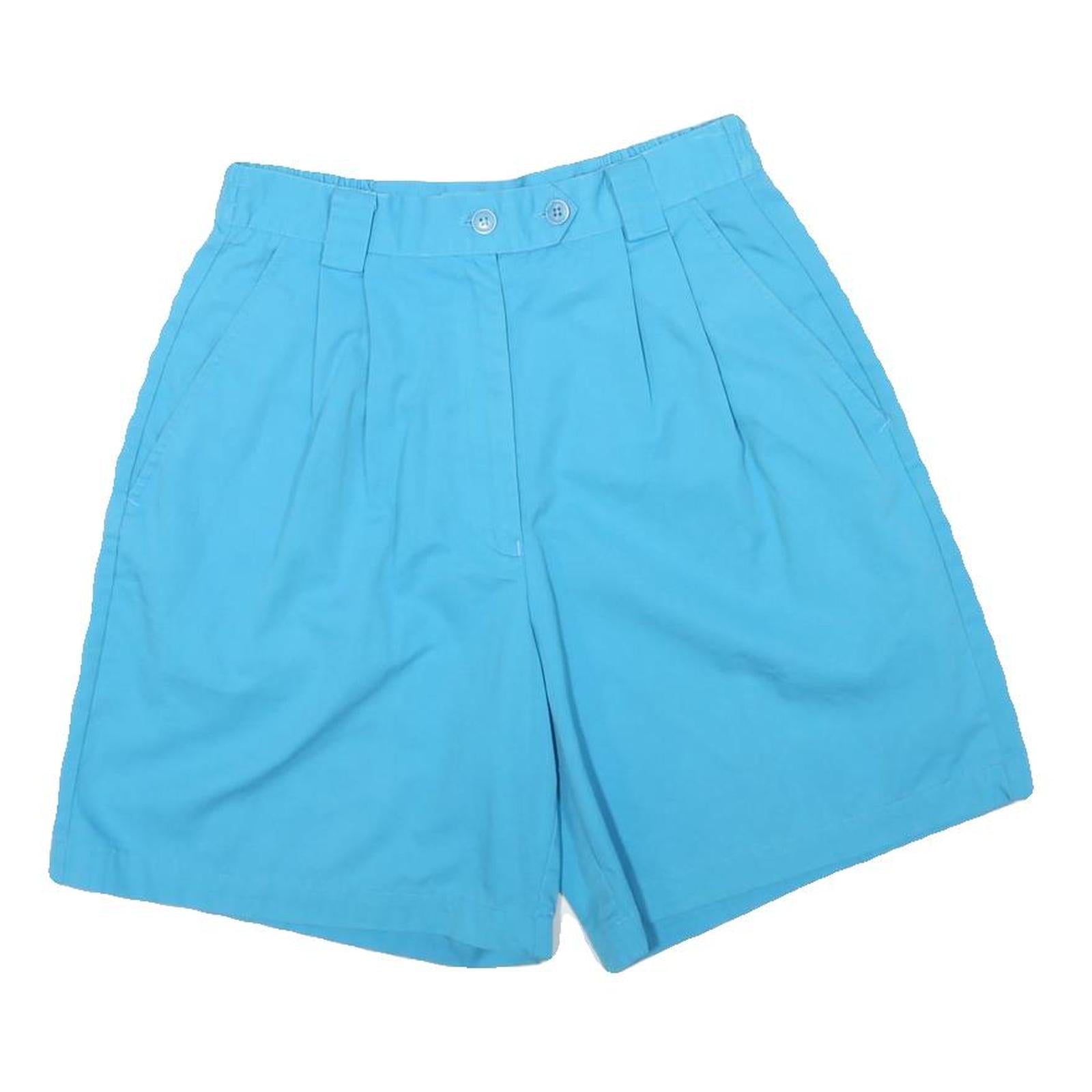 LINDSEY BLAKE Womens Shorts Blue Casual Plain S W25 Summer Wear Refurbished - N/A refurbished available on Cerqular