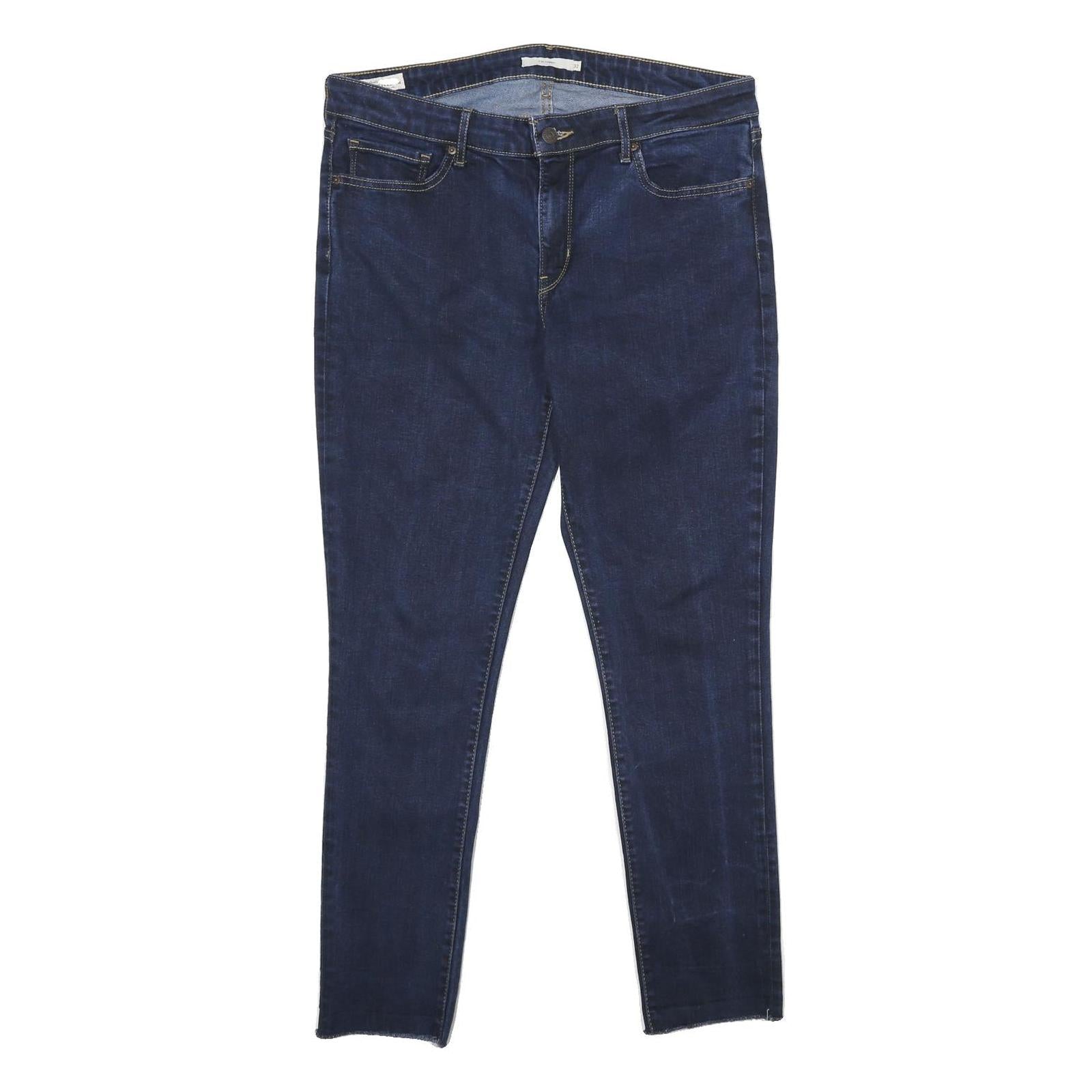 LEVI'S 711 Skinny Womens Jeans Blue Denim Regular W32 L29 Stretch Cotton Blend Refurbished - N/A refurbished available on Cerqular