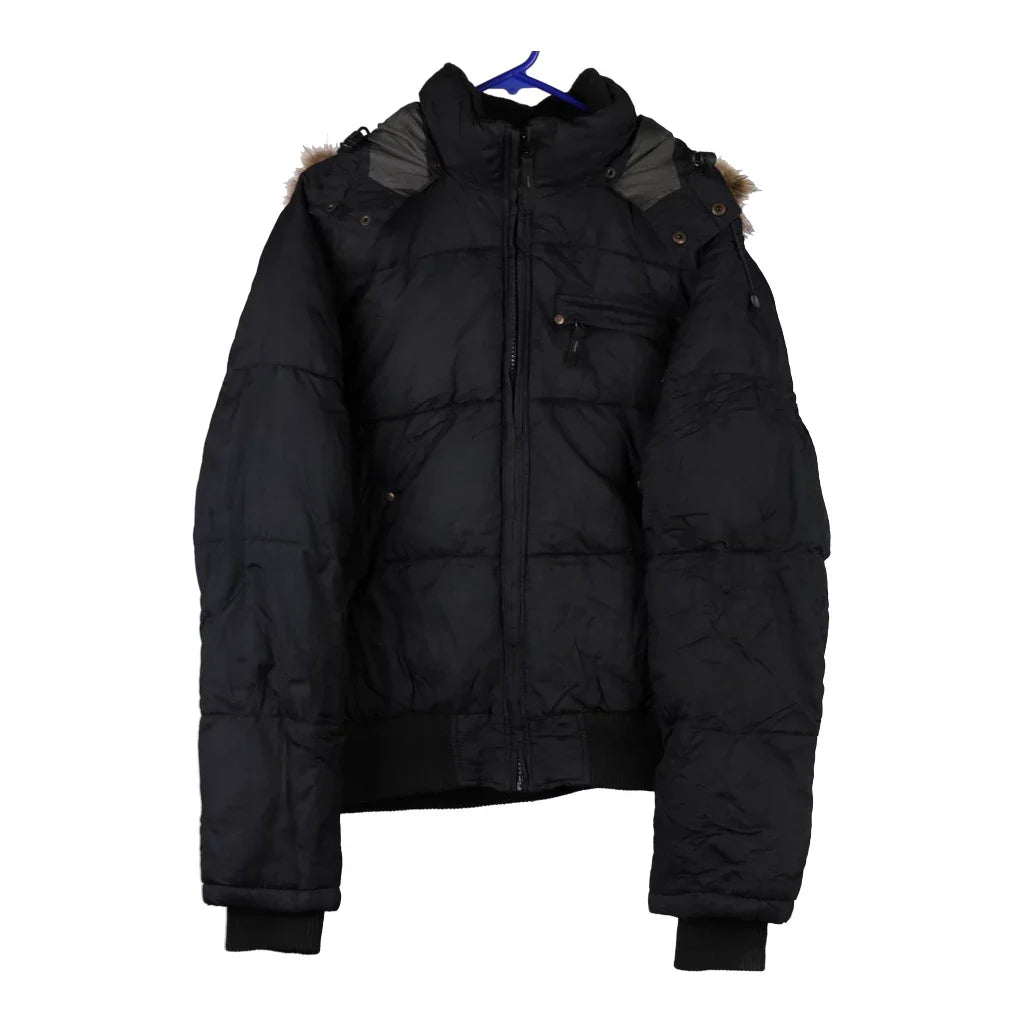 Blend Of America Puffer - Medium Black Polyester Refurbished - Thrifted (note: this is a term often used to describe second- refurbished available on Cerqular