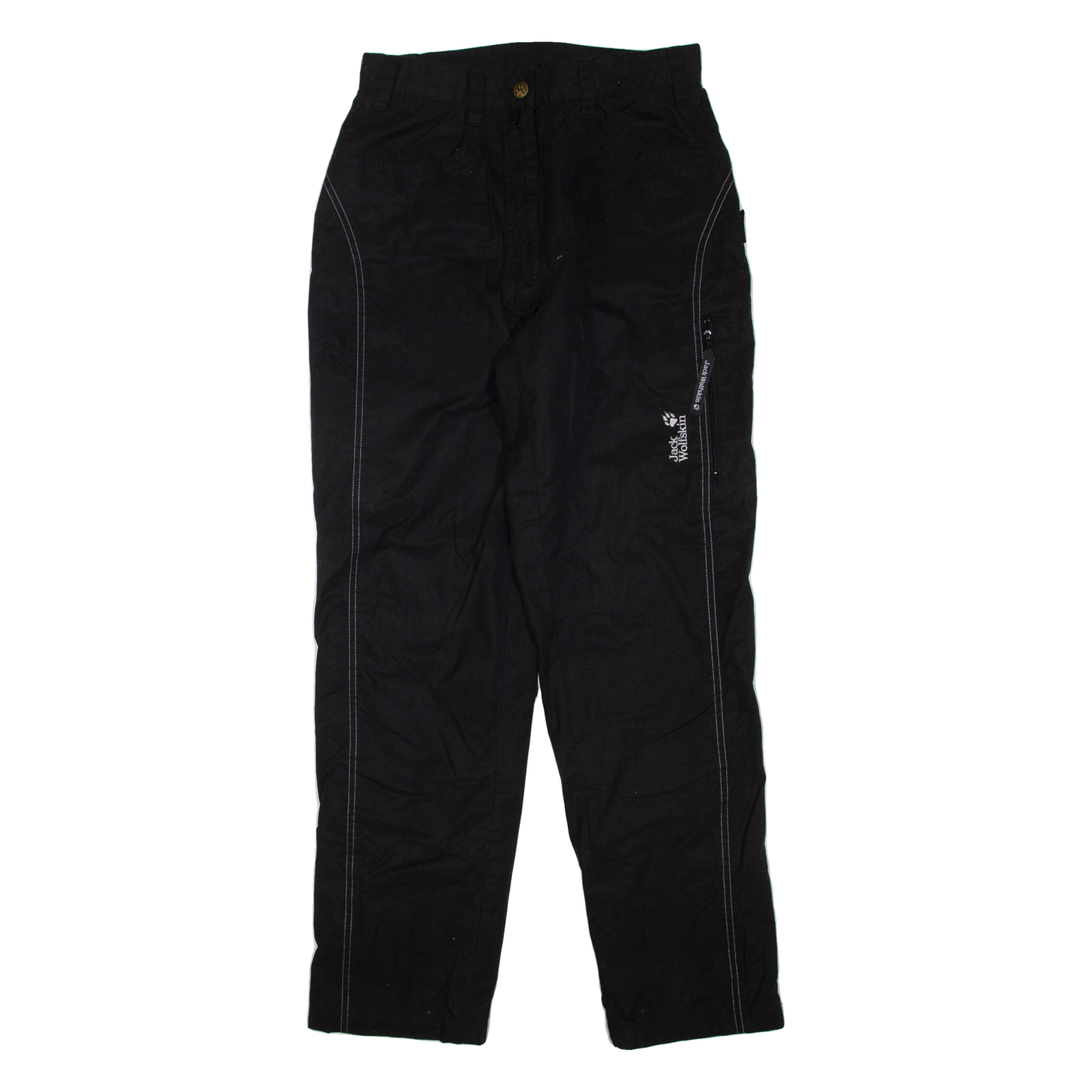 JACK WOLFSKIN Womens Trousers Black Regular Straight W28 L31 Refurbished - N/A refurbished available on Cerqular
