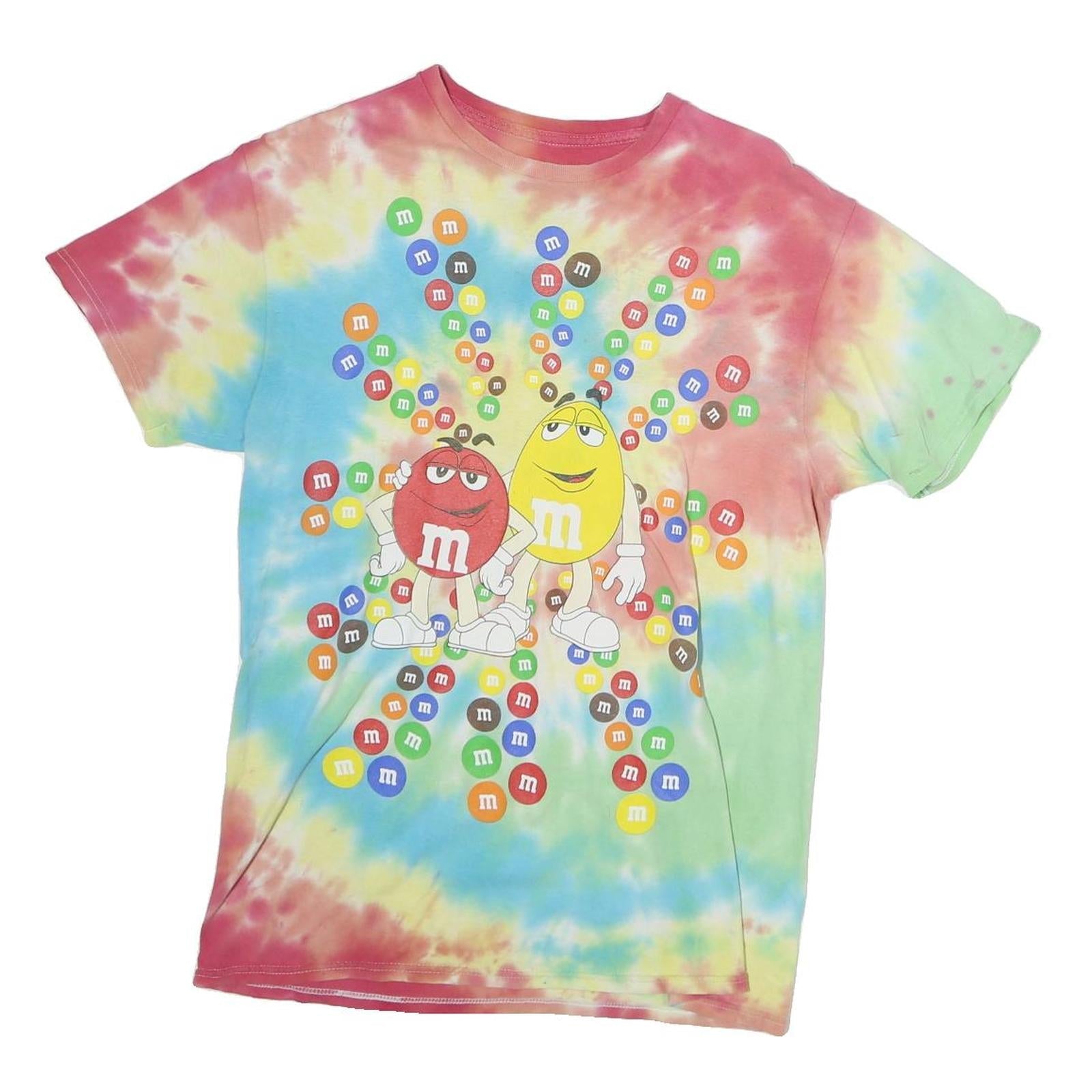 M&MS Mens Multi Tie Dye Graphic T-Shirt M Short Sleeve Crew Neck Colourful Print Refurbished - N/A refurbished available on Cerqular