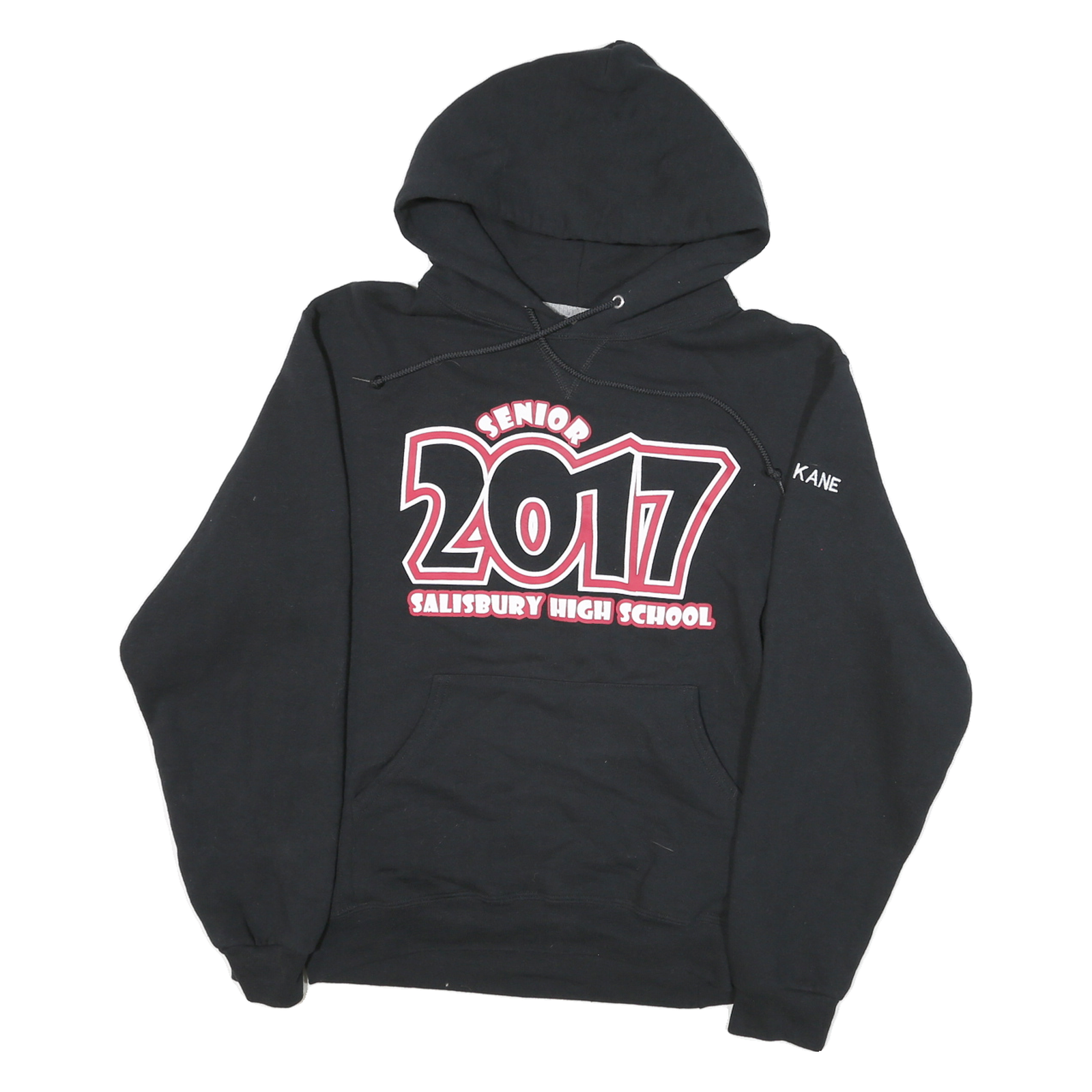 RUSSELL ATHLETIC Mens Black Senior 2017 Salisbury High School Hoodie S Refurbished - N/A refurbished available on Cerqular