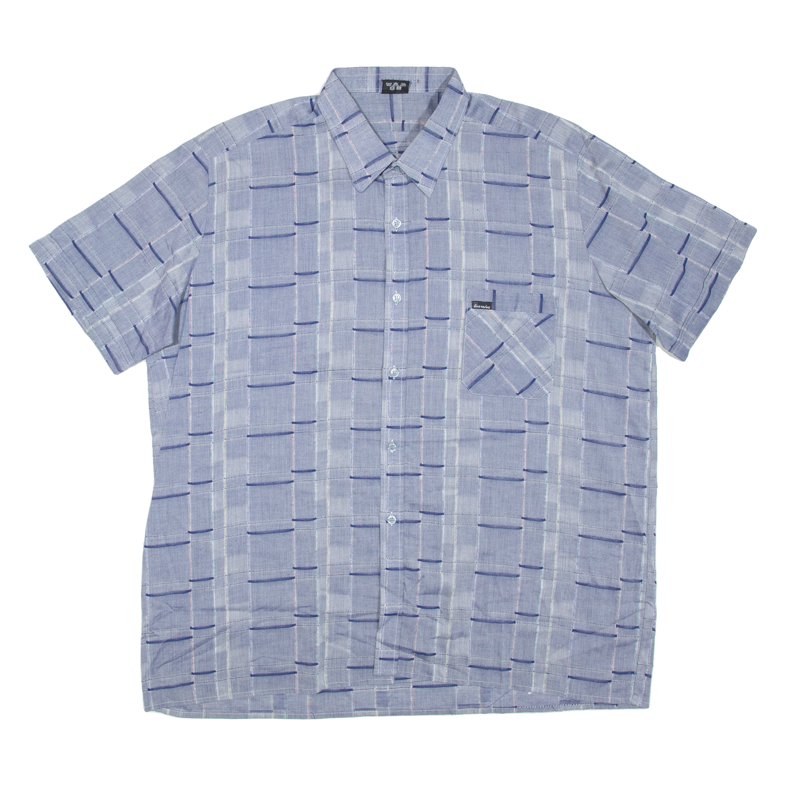 DINO CARINO Mens Shirt Blue 2XL Refurbished - N/A refurbished available on Cerqular