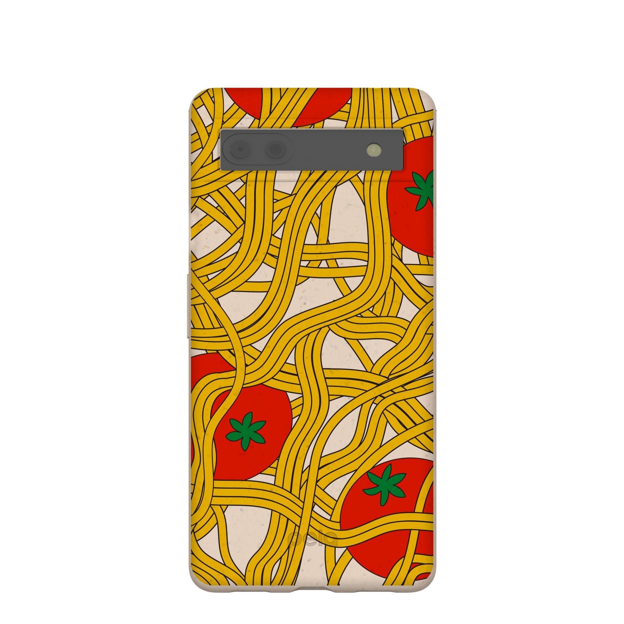 Seashell Spaghetti Splash Google Pixel 6a Case Refurbished - Pela Case refurbished available on Cerqular