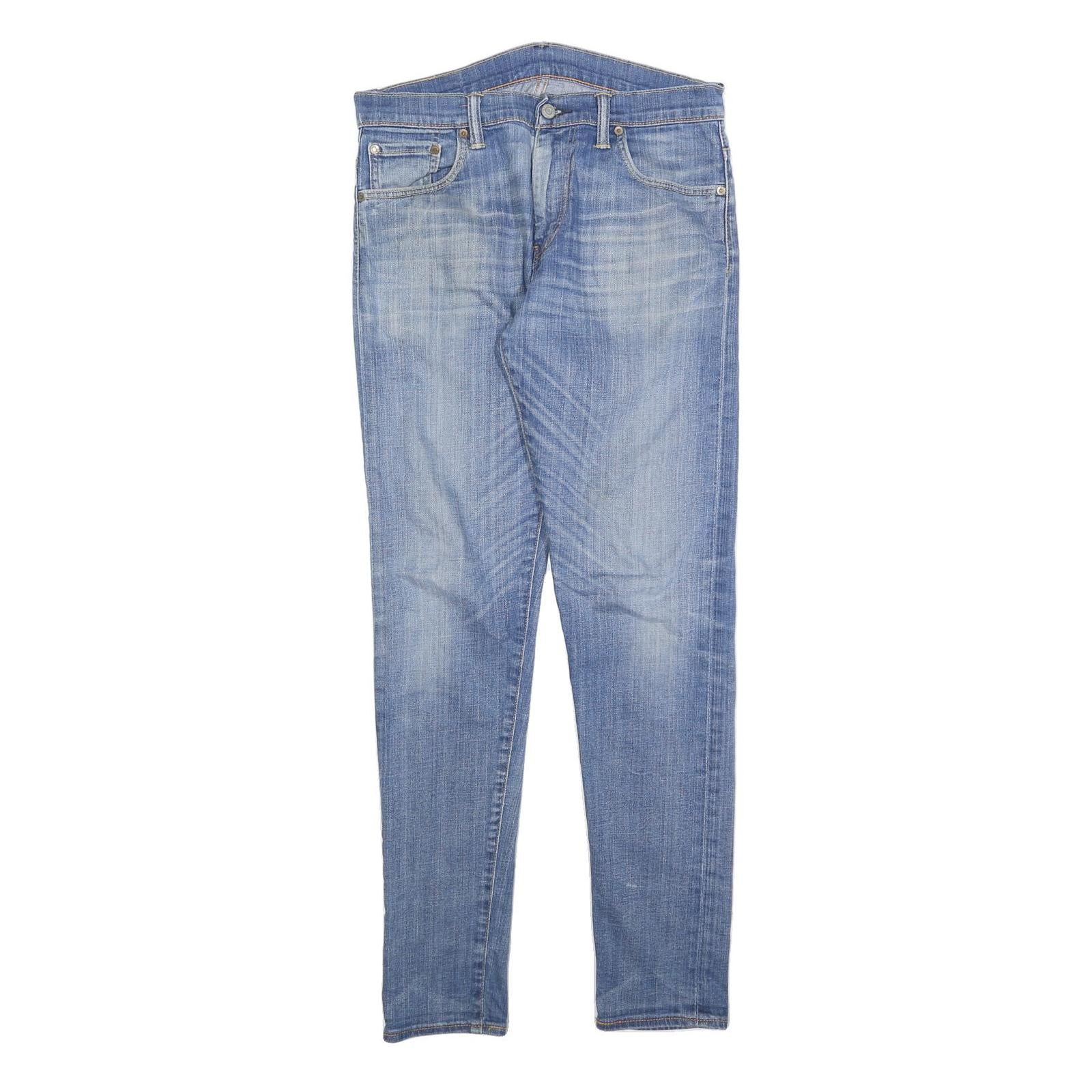 LEVI'S 520 Mens Slim Blue Denim Light W30 L31 Stretch Slim Fit Jeans Refurbished - N/A refurbished available on Cerqular