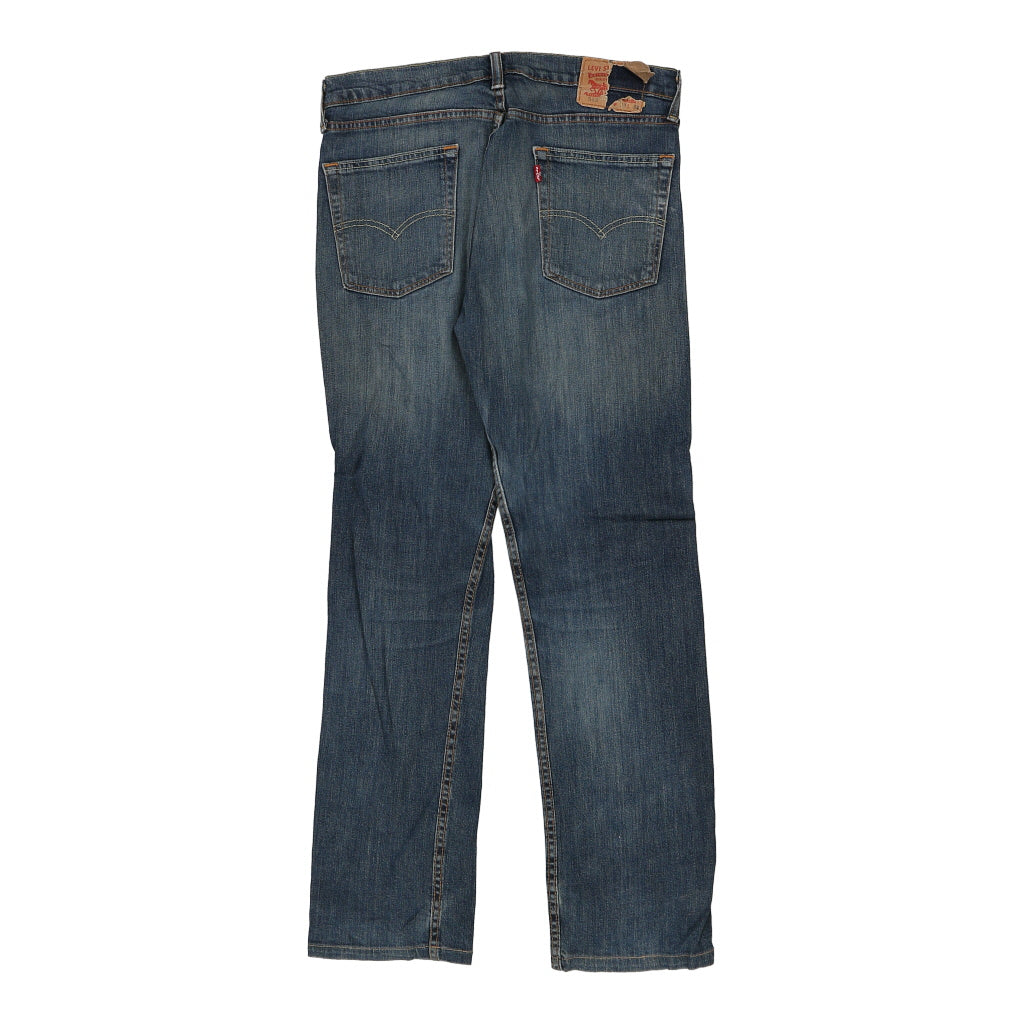513 Levis Jeans - 33W 32L Blue Cotton Refurbished - Thrifted (note: this is a term often used to describe second- refurbished available on Cerqular