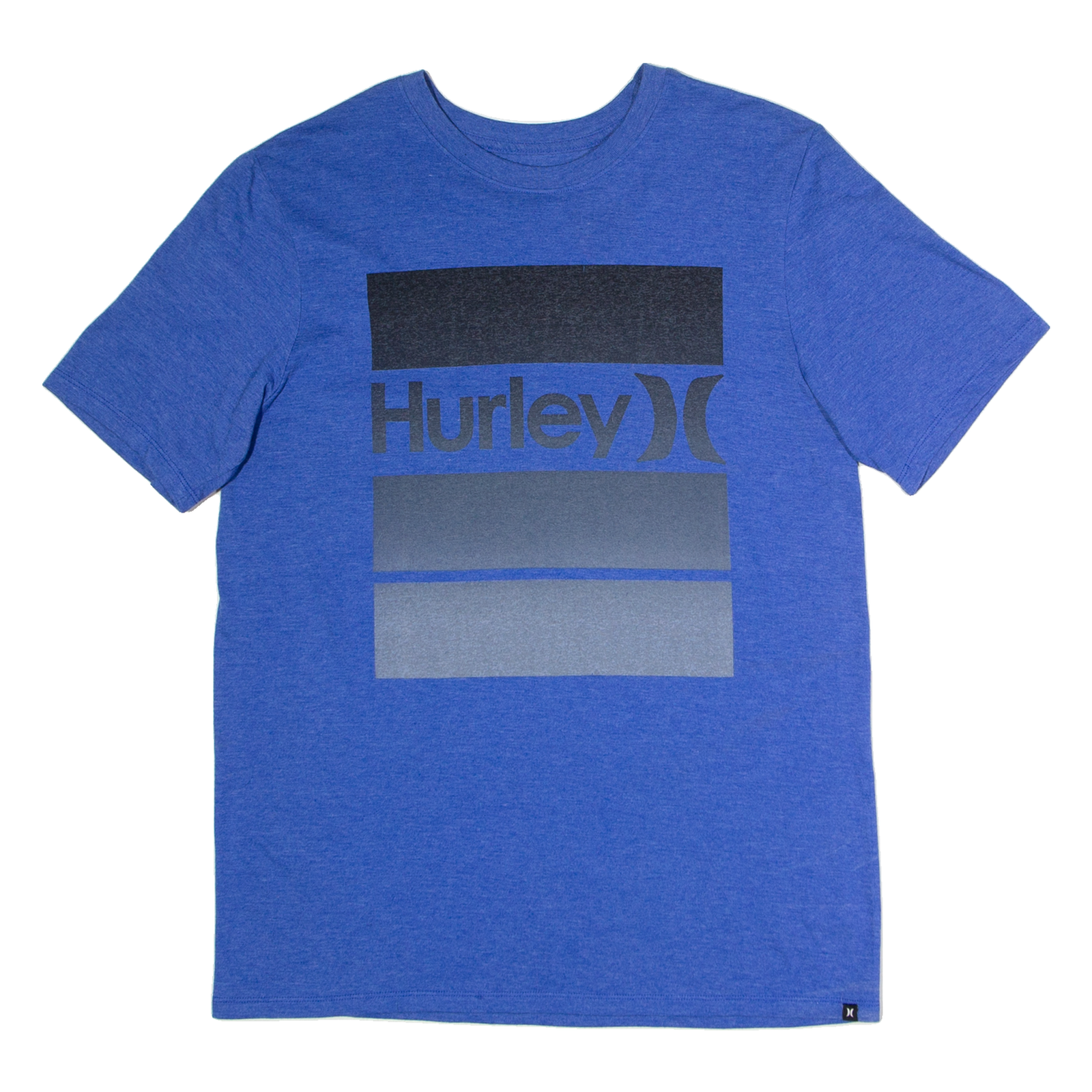 HURLEY Mens T-Shirt Blue Crew Neck M Refurbished - N/A refurbished available on Cerqular