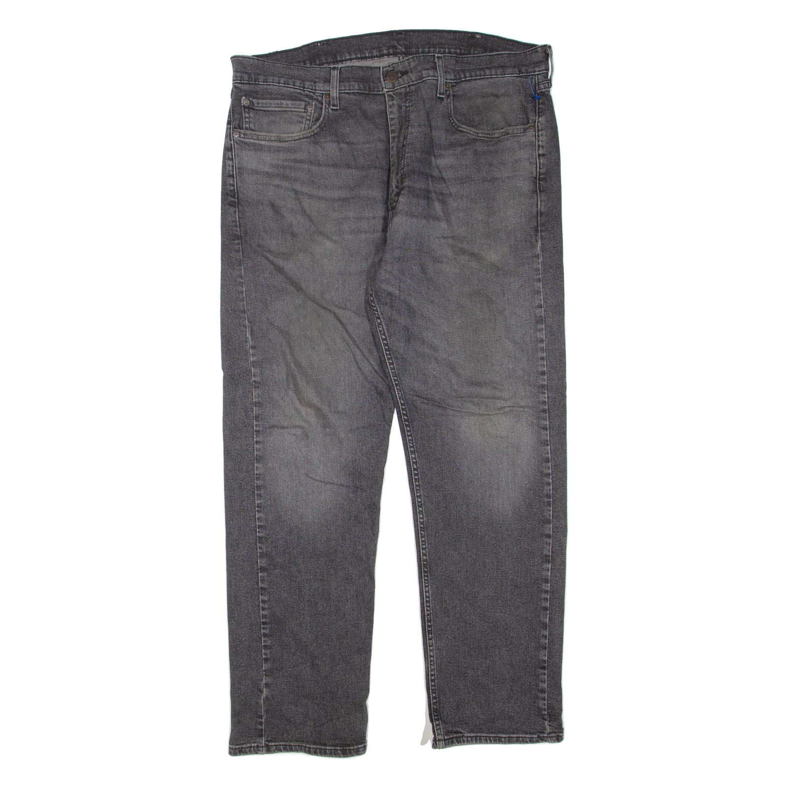 LEVI'S 505 Jeans Mens Grey Regular Straight W38 L30 Refurbished - N/A refurbished available on Cerqular