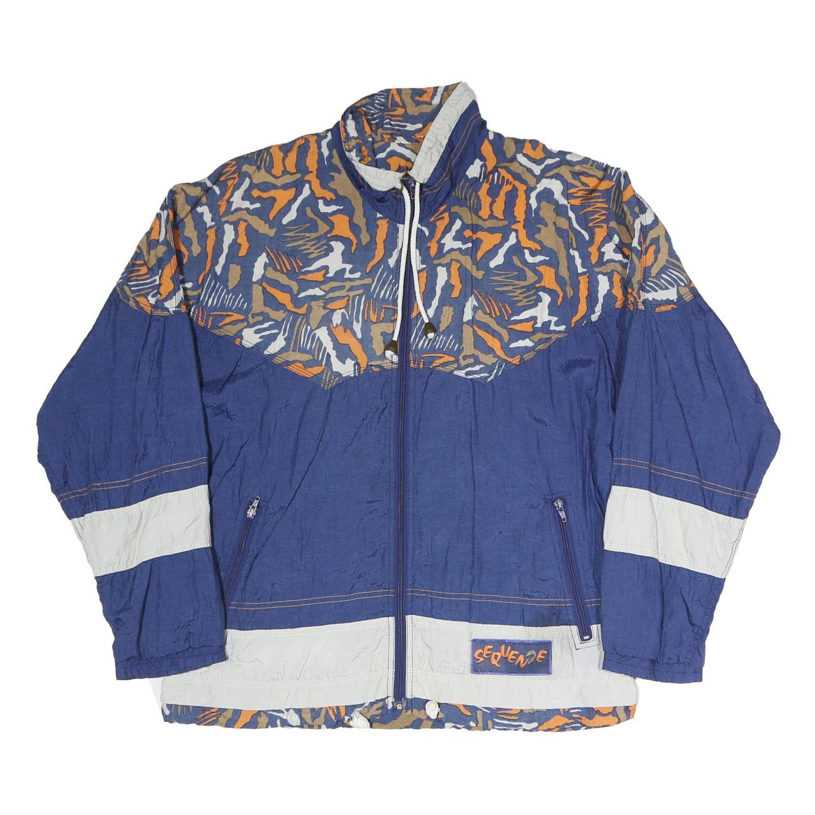 Buy SEQUENCE Mens Blue & Beige Crazy Pattern Outdoor Jacket M Polyester Blend Woven Refurbished - $37.69 SEQUENCE Mens Blue & Beige Crazy Pattern Outdoor Jacket M Polyester Blend Woven Refurbished - N/A refurbished available on Cerqular