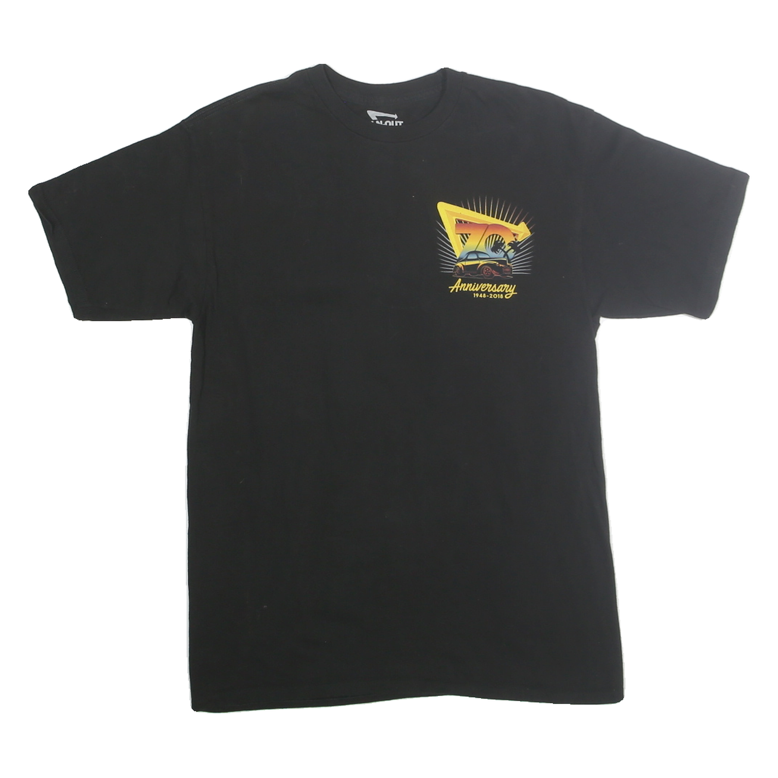 IN N OUT Mens Black Anniversary T-Shirt M Short Sleeve Crew Neck Graphic Print Refurbished - N/A refurbished available on Cerqular