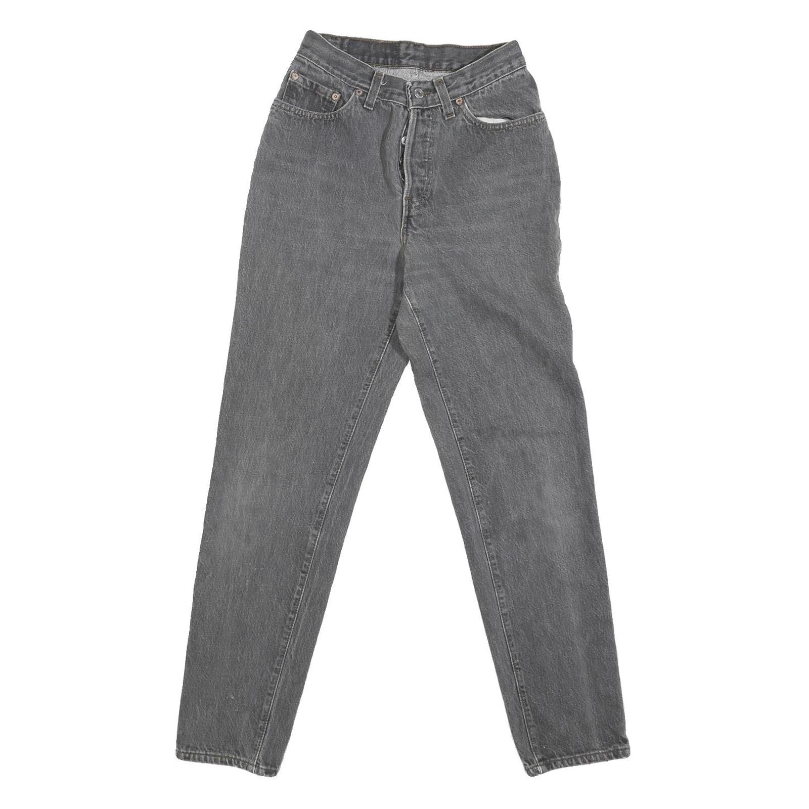 Buy LEVI'S Womens Grey Regular Straight Denim Medium W24 L29 Button Closure Jeans Refurbished - $41.59 LEVI'S Womens Grey Regular Straight Denim Medium W24 L29 Button Closure Jeans Refurbished - N/A refurbished available on Cerqular