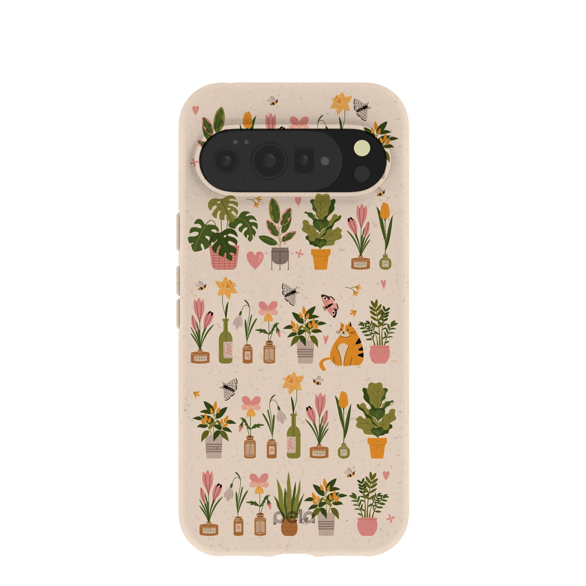 Seashell Plants and Blooms Google Pixel 10 Pro XL Case Refurbished - Pela Case refurbished available on Cerqular