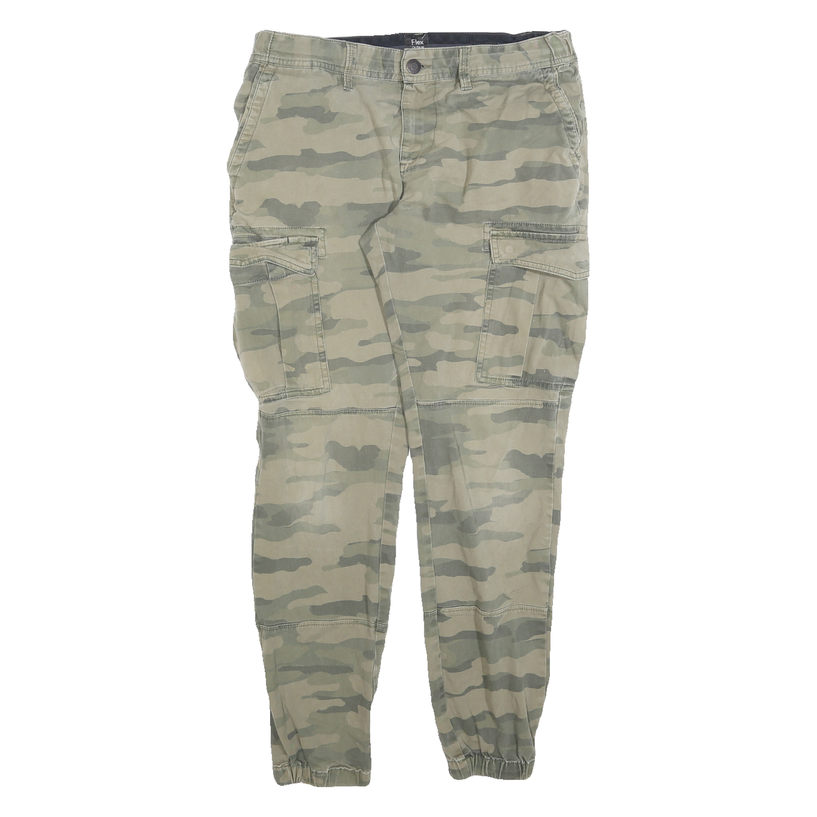 C&A Mens Cotton Blend Slim Camouflage Cargo Trousers W31 L28 Cargo Pants Refurbished - N/A refurbished available on Cerqular