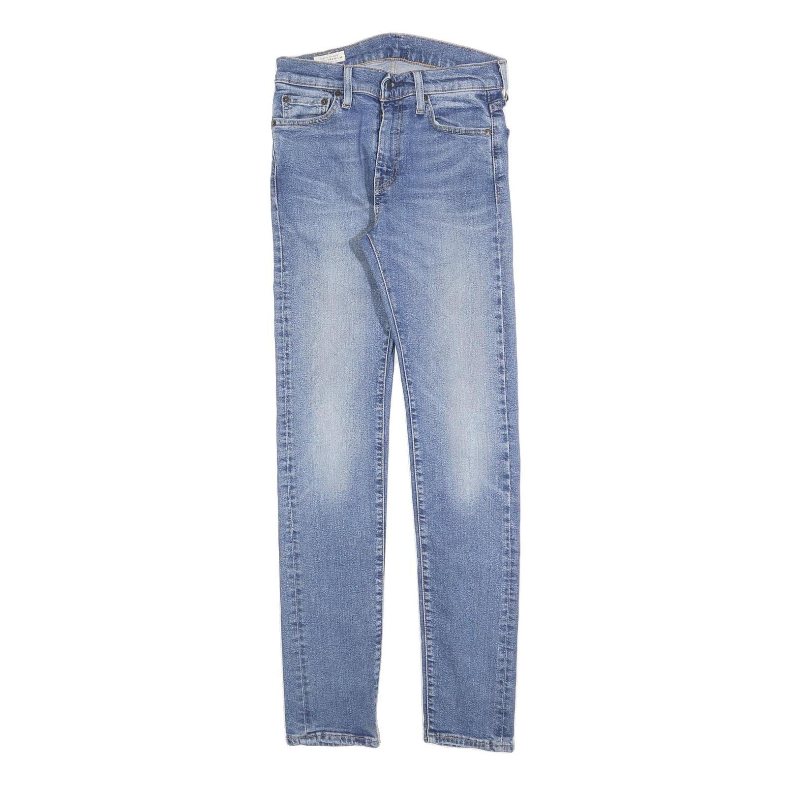 LEVI'S 510 BIG E Mens Slim Blue Denim Light W27 L32 Slim Fit Zip Fly Jeans Refurbished - N/A refurbished available on Cerqular
