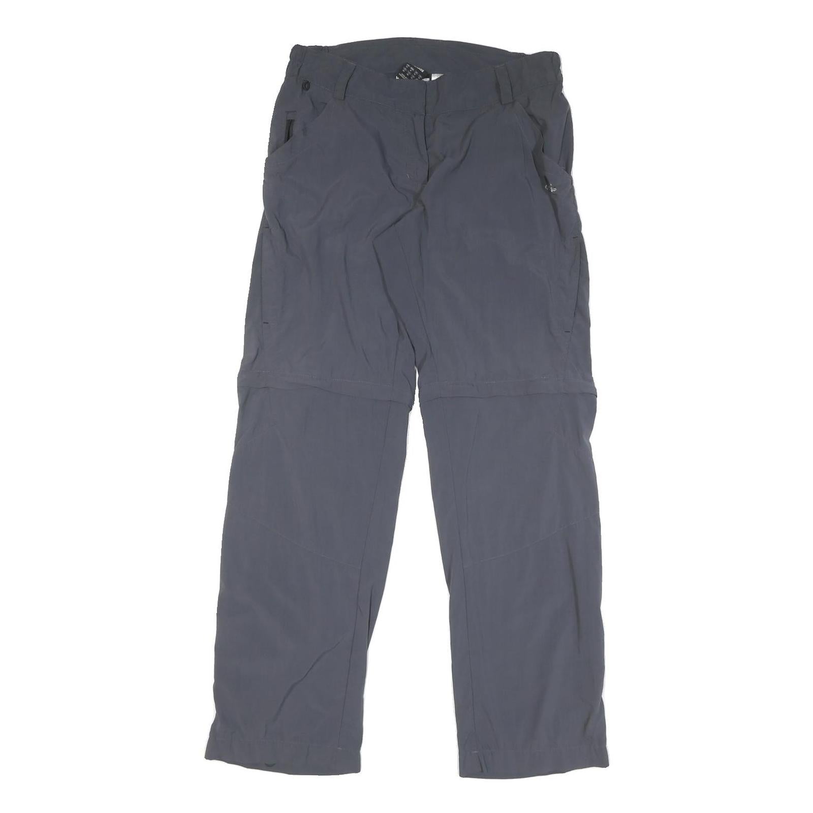 ADIDAS Mens Polyester Blend Grey Regular Straight Trousers W30 L31 Comfortable Refurbished - N/A refurbished available on Cerqular