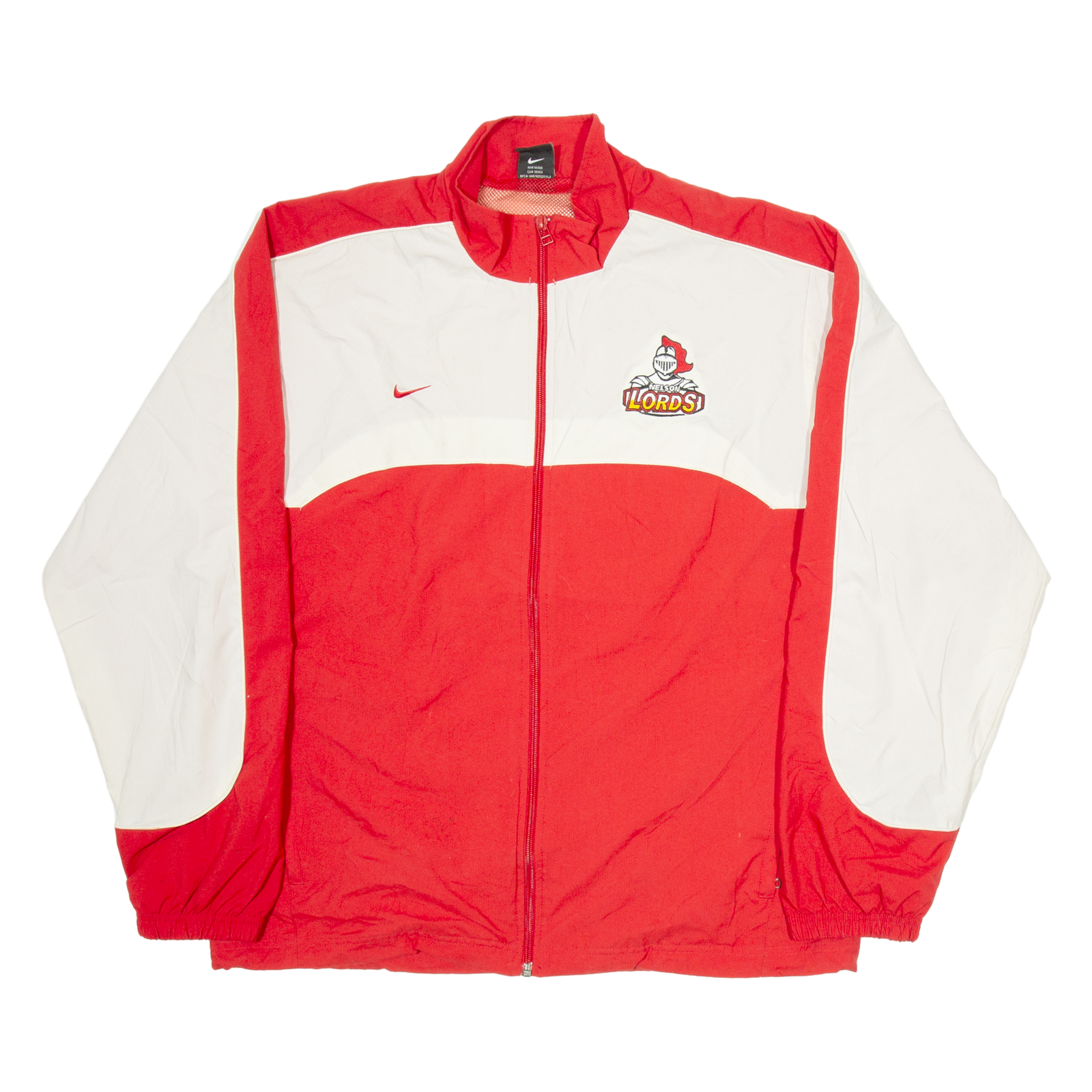 Buy NIKE Nelson Lords Mens Track Jacket Red M Refurbished - $44.19 NIKE Nelson Lords Mens Track Jacket Red M Refurbished - N/A refurbished available on Cerqular