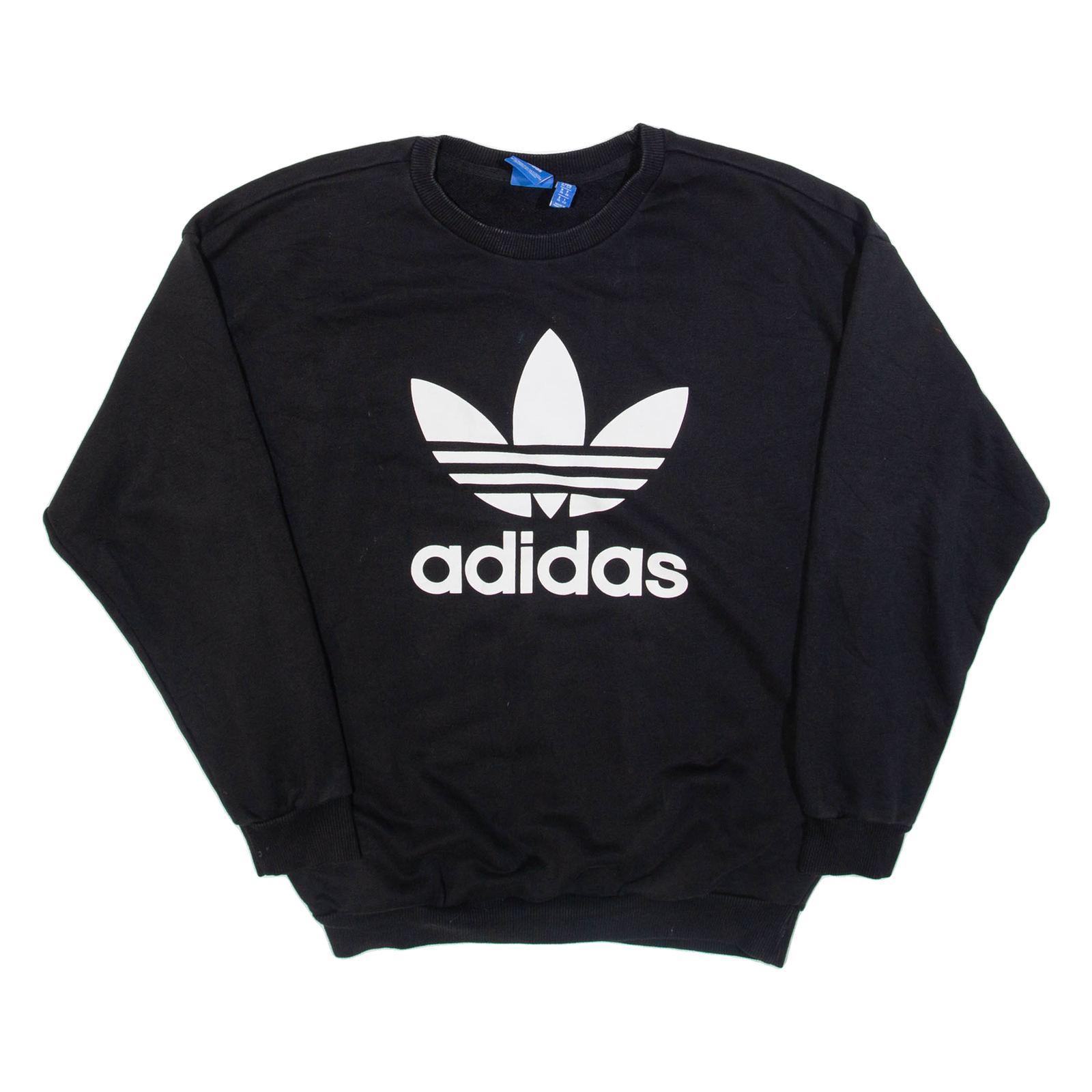 ADIDAS Womens Sweatshirt Black UK 10 Refurbished - N/A refurbished available on Cerqular