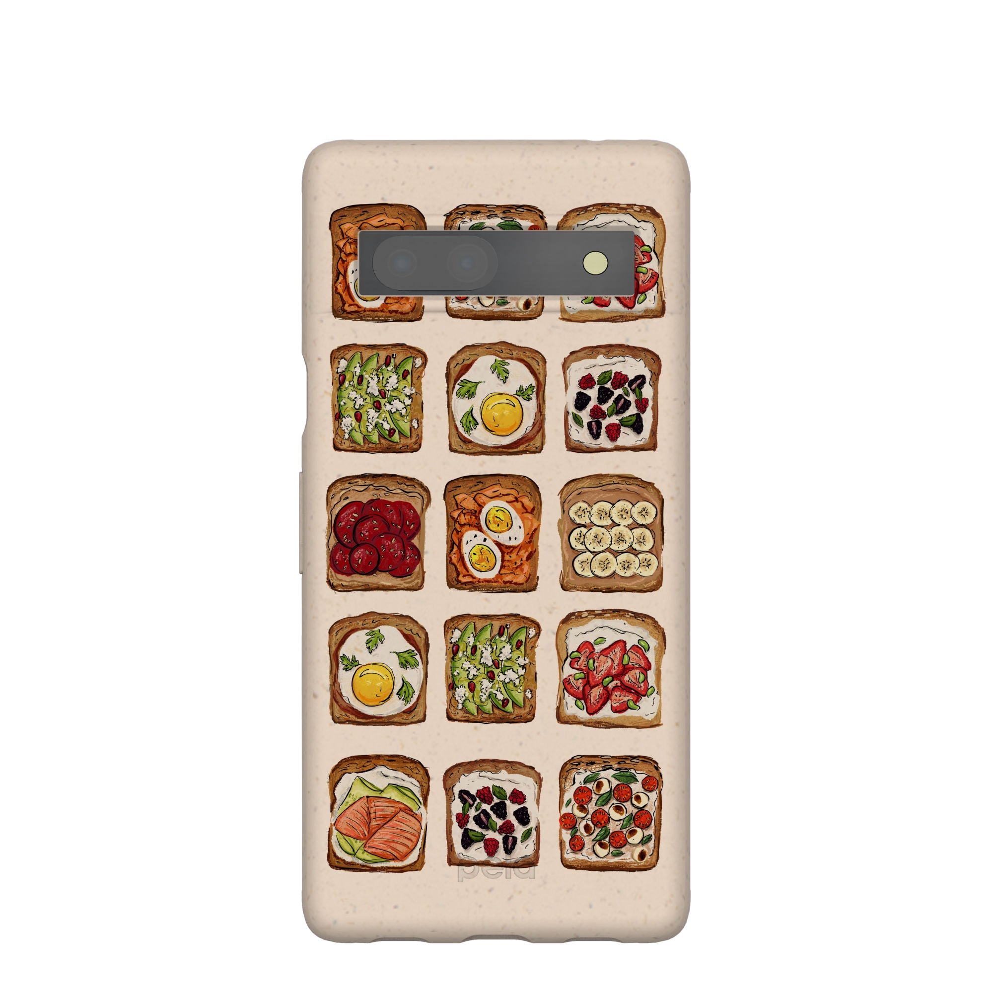 Seashell Toasted Google Pixel 7a Case Refurbished - Pela Case refurbished available on Cerqular