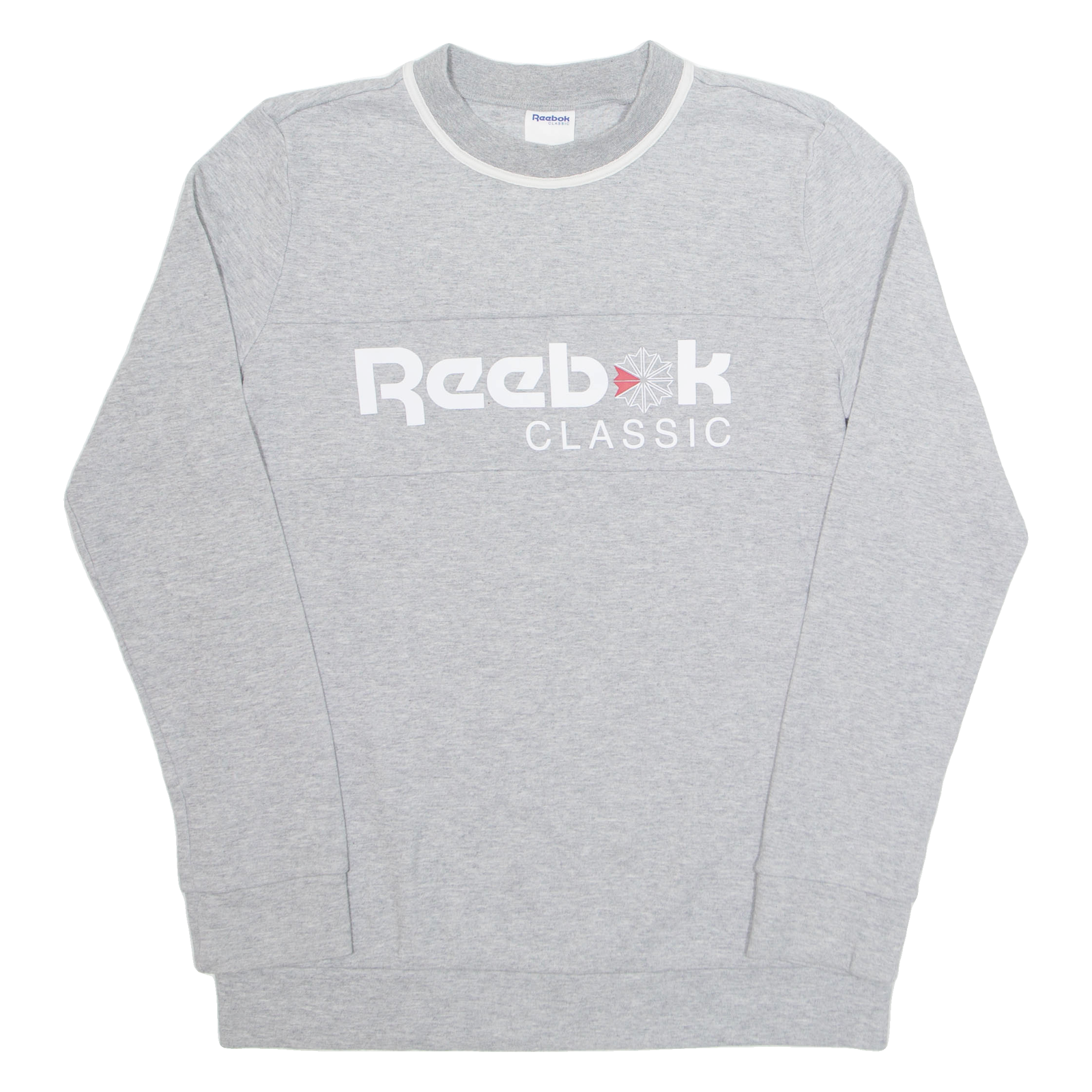 REEBOK Long Womens Sweatshirt Grey M Refurbished - N/A refurbished available on Cerqular